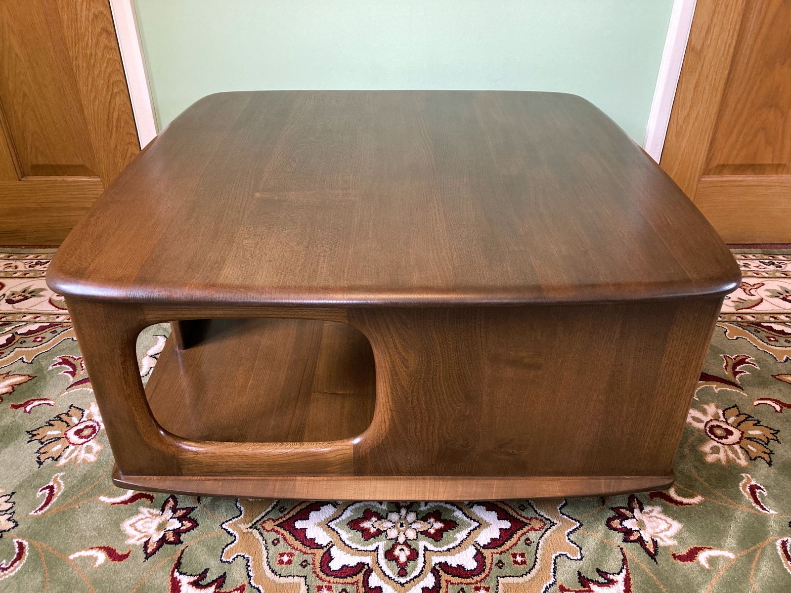 An Ercol Pandora Coffee Table In Golden Dawn Colour. photo vinterior