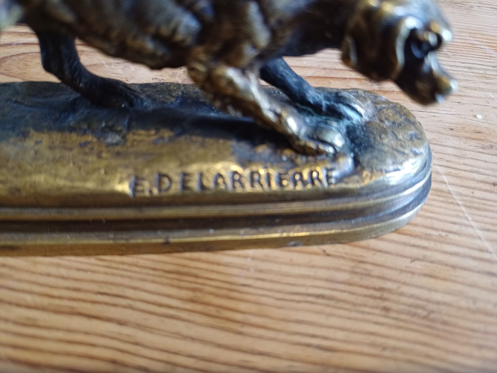 Bronze Guillaume Edouard Delabrière 1829 1912 photo vinterior