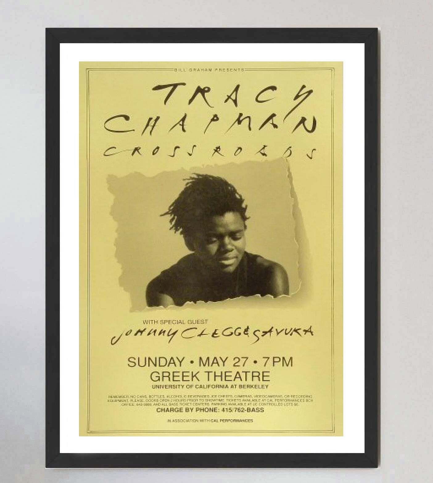 Tracy Chapman   Greek Theatre Original Vintage Poster photo furniture