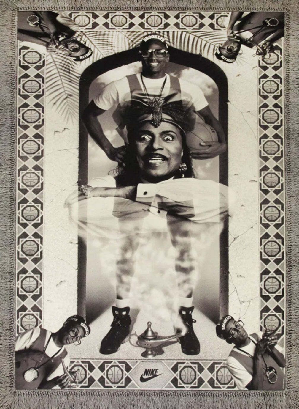 Nike   Spike Lee And Michael Jordan Original Vintage Poster
