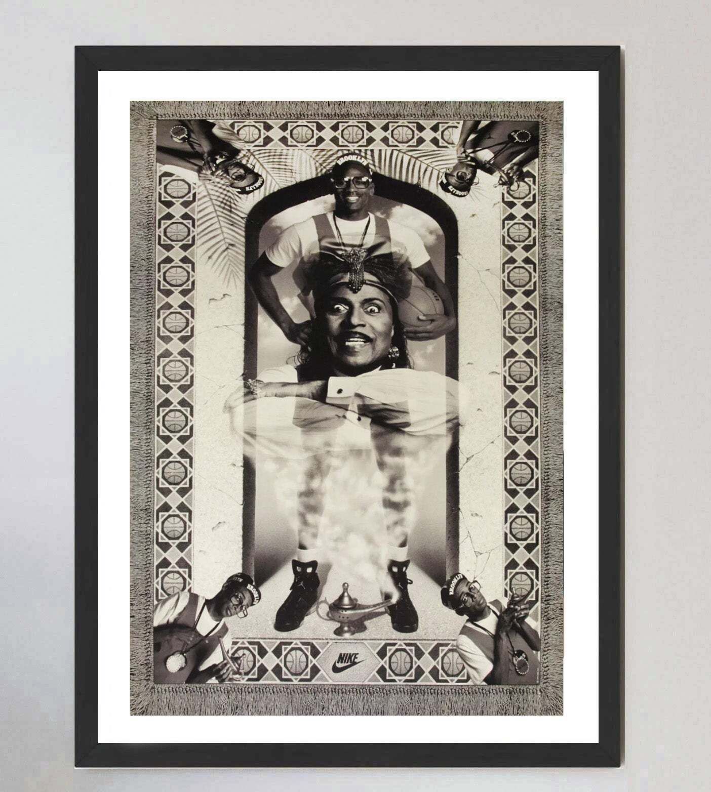 Nike   Spike Lee And Michael Jordan Original Vintage Poster photo furniture