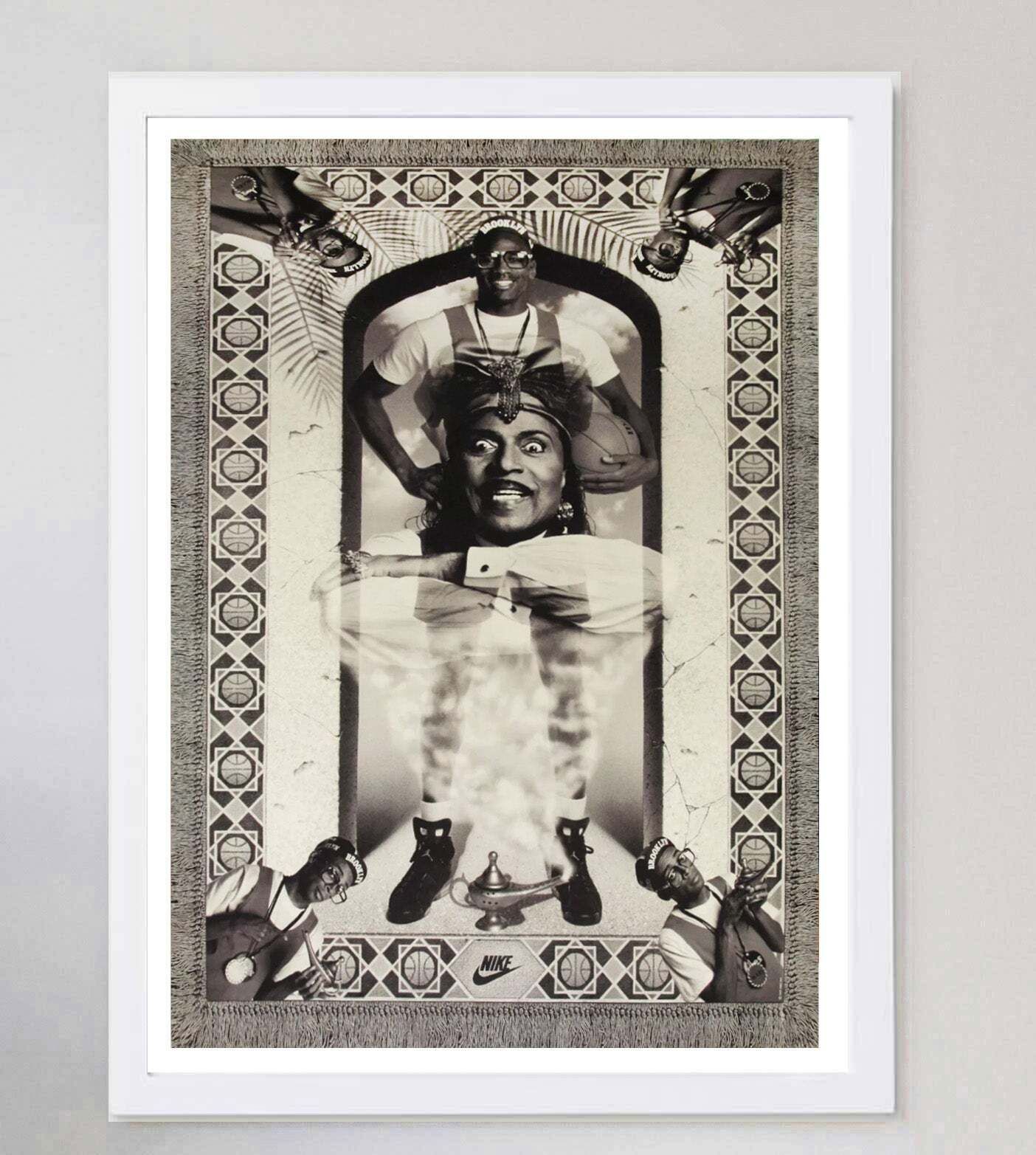Nike   Spike Lee And Michael Jordan Original Vintage Poster photo for sale