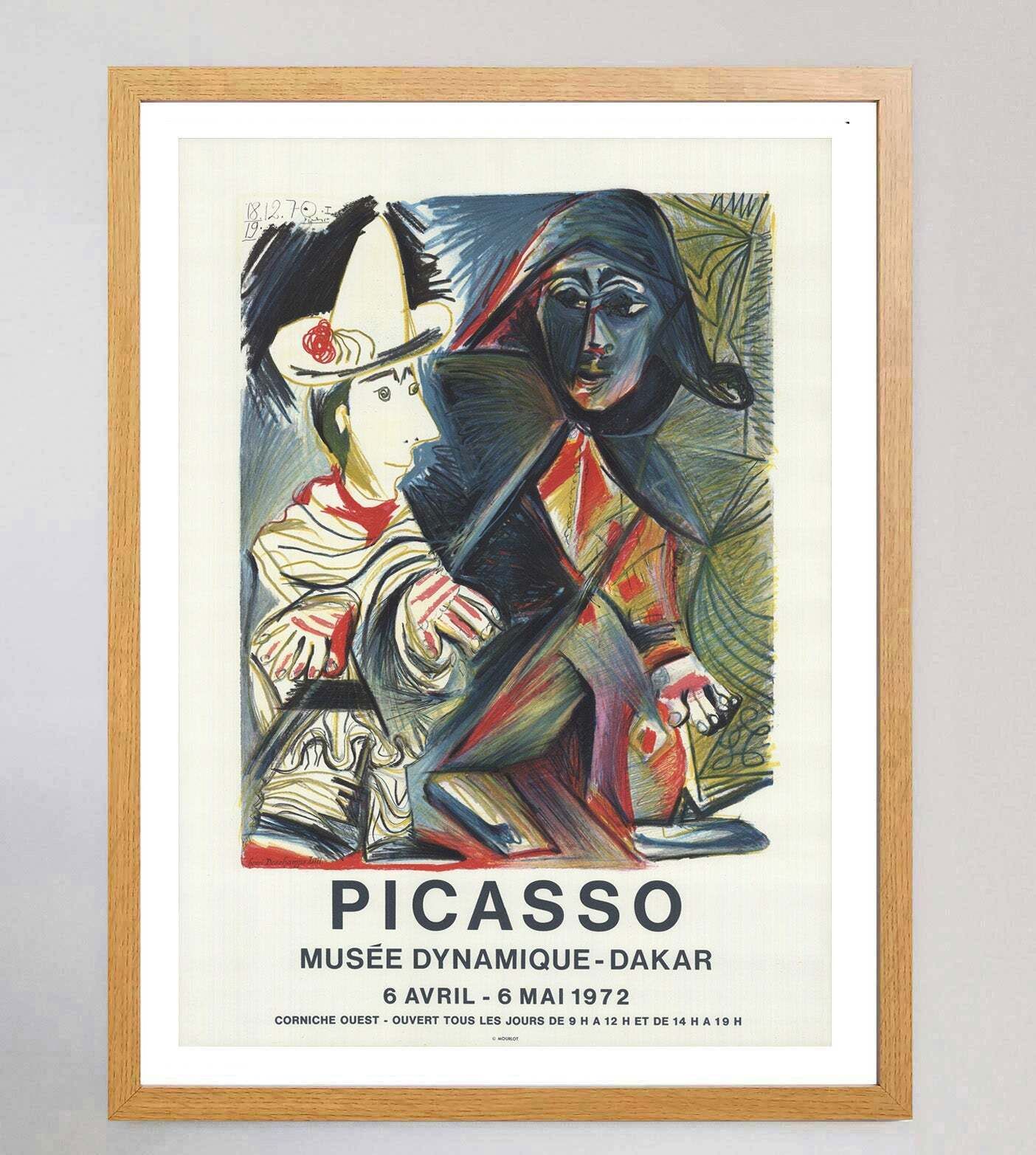 Pablo Picasso   Musee Dynamique   Dakar Original Vintage Poster photo Art
