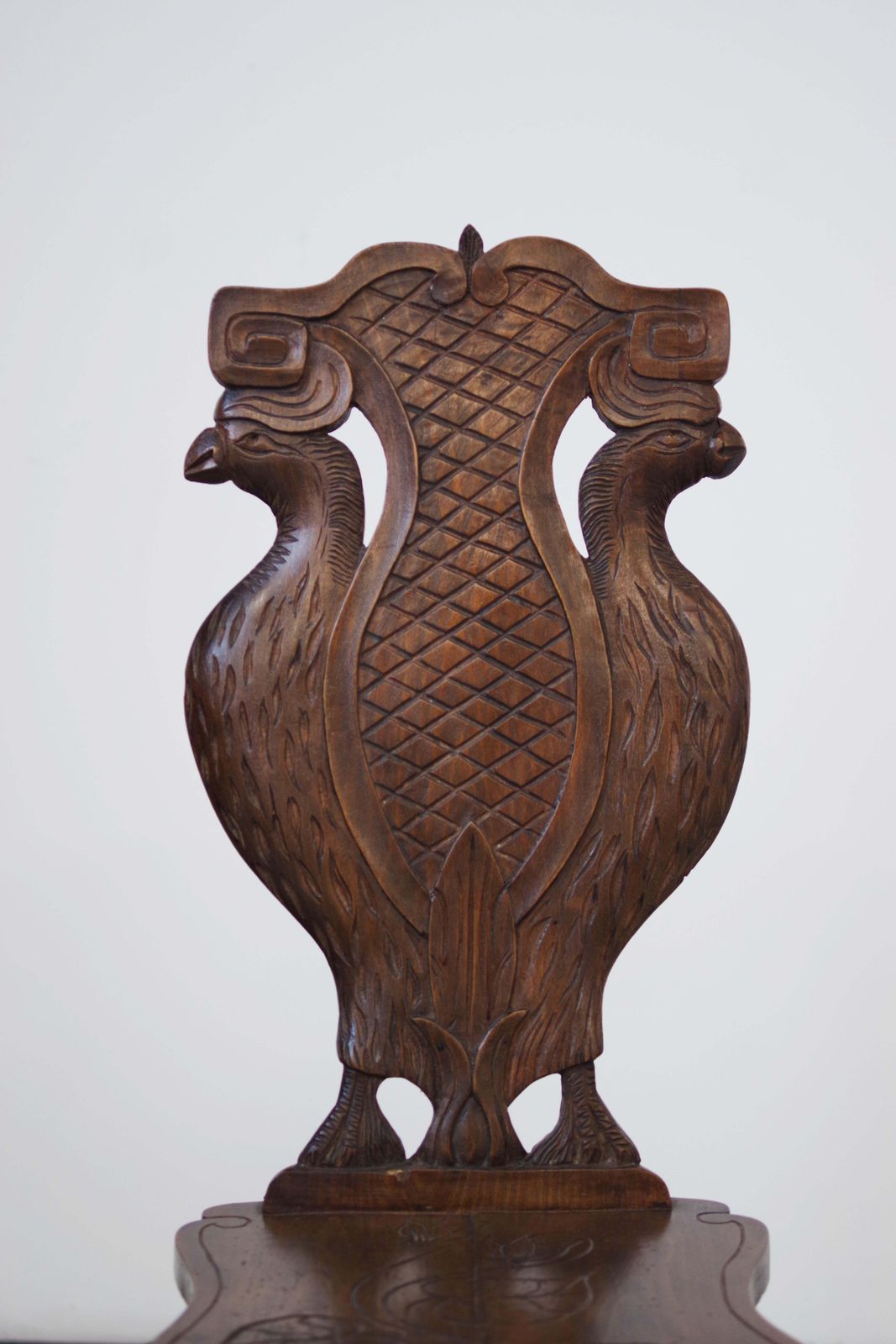 Pair Of Hand Carved Late 19th Century Chairs – Ornate Antique Craftsmanship photo Furniture