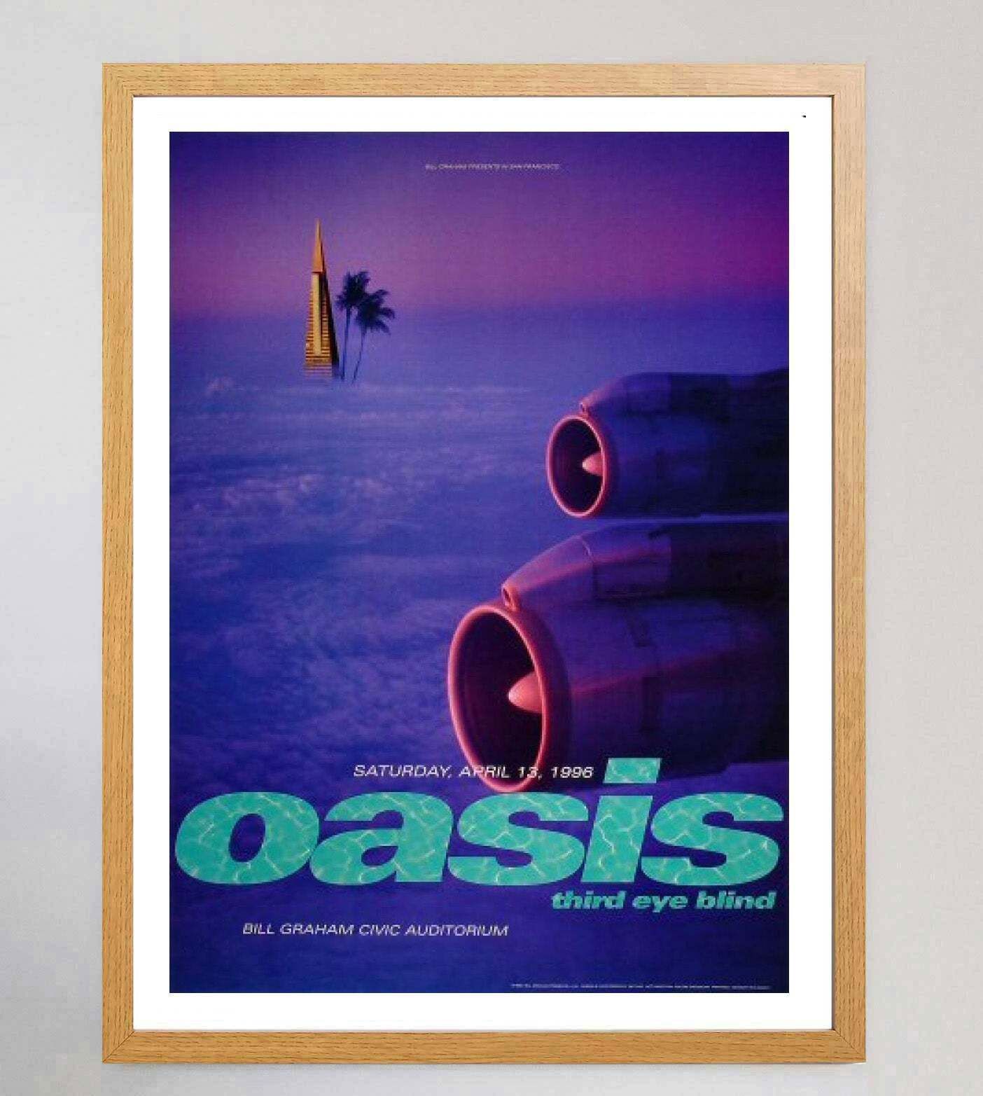 Oasis   San Francisco Original Vintage Poster photo Art