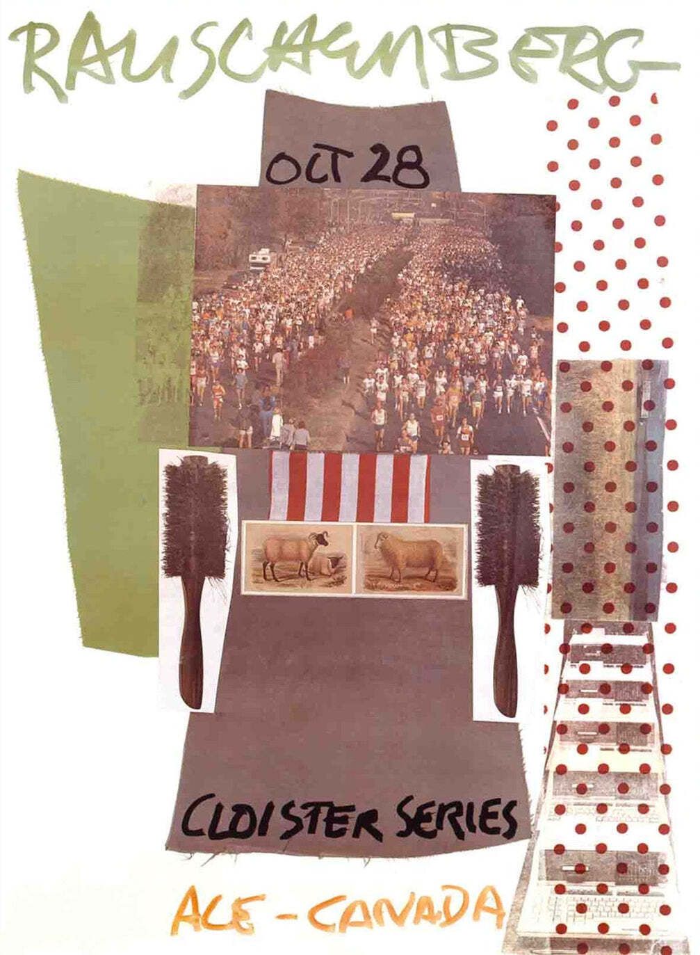 Robert Rauschenberg   Marathon   Ace Gallery Canada Original Vintage Poster