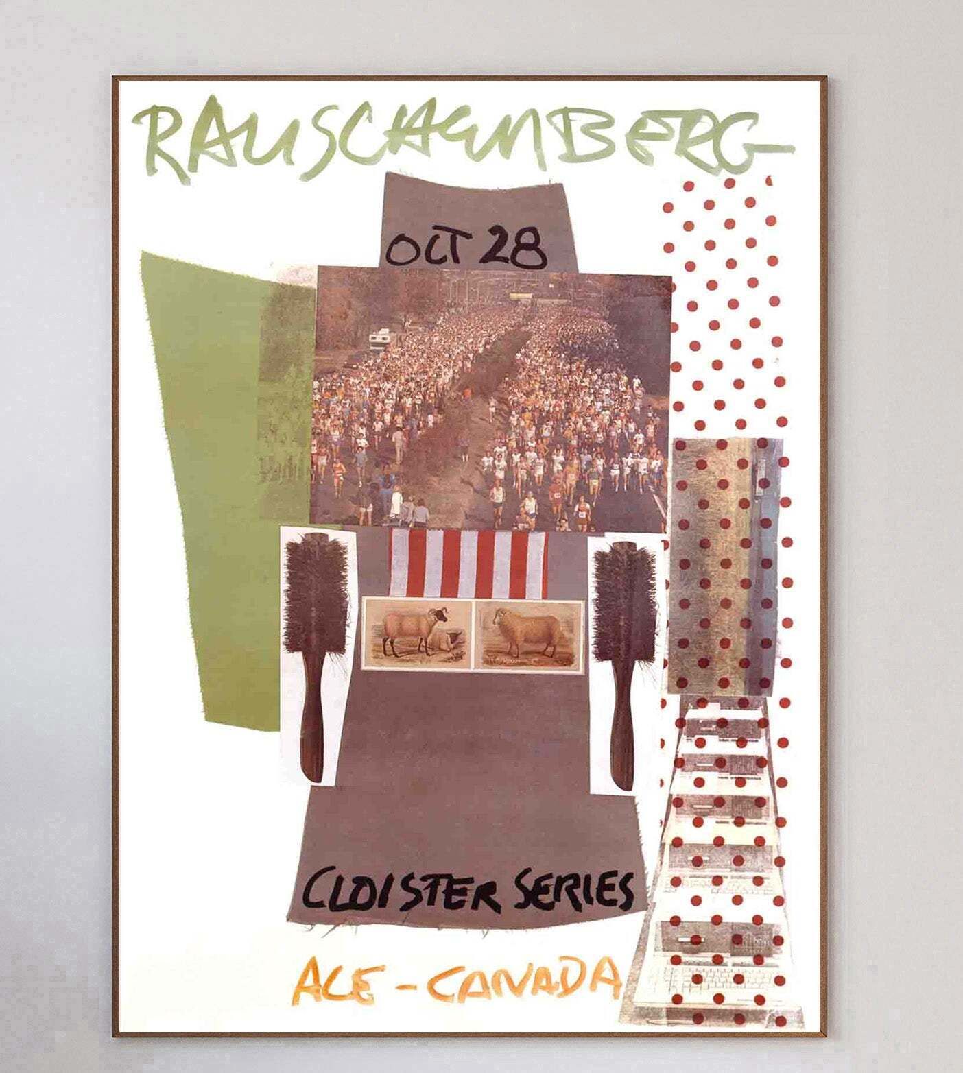 Robert Rauschenberg   Marathon   Ace Gallery Canada Original Vintage Poster photo 759.0
