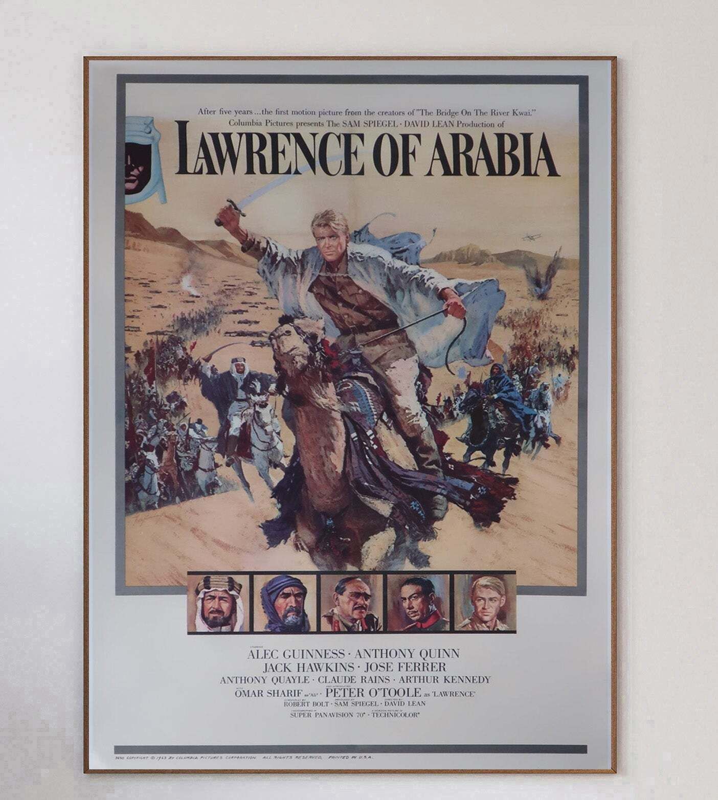 Lawrence Of Arabia Original Vintage Poster photo 9118.0