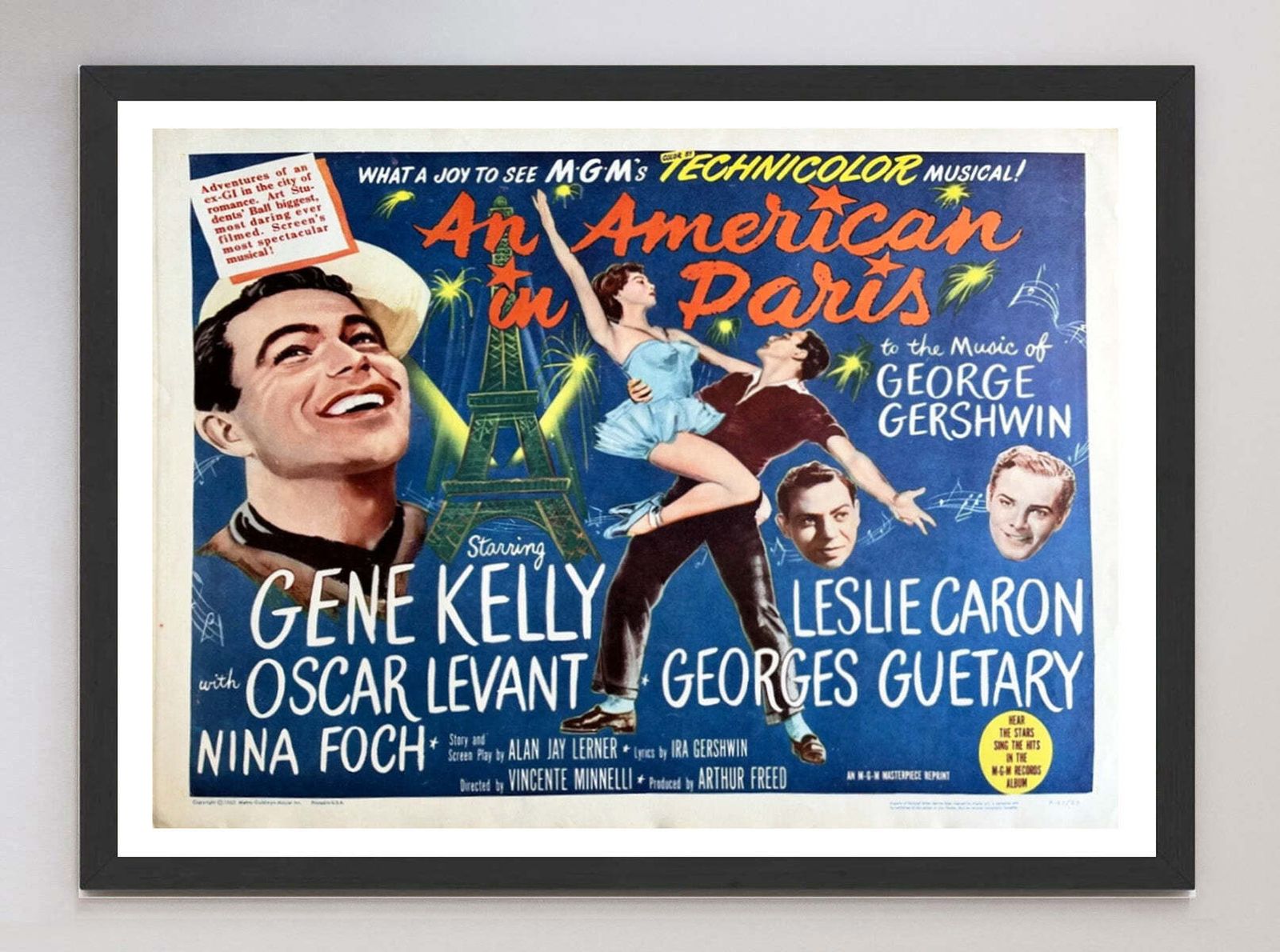 An American In Paris Original Vintage Poster photo furniture
