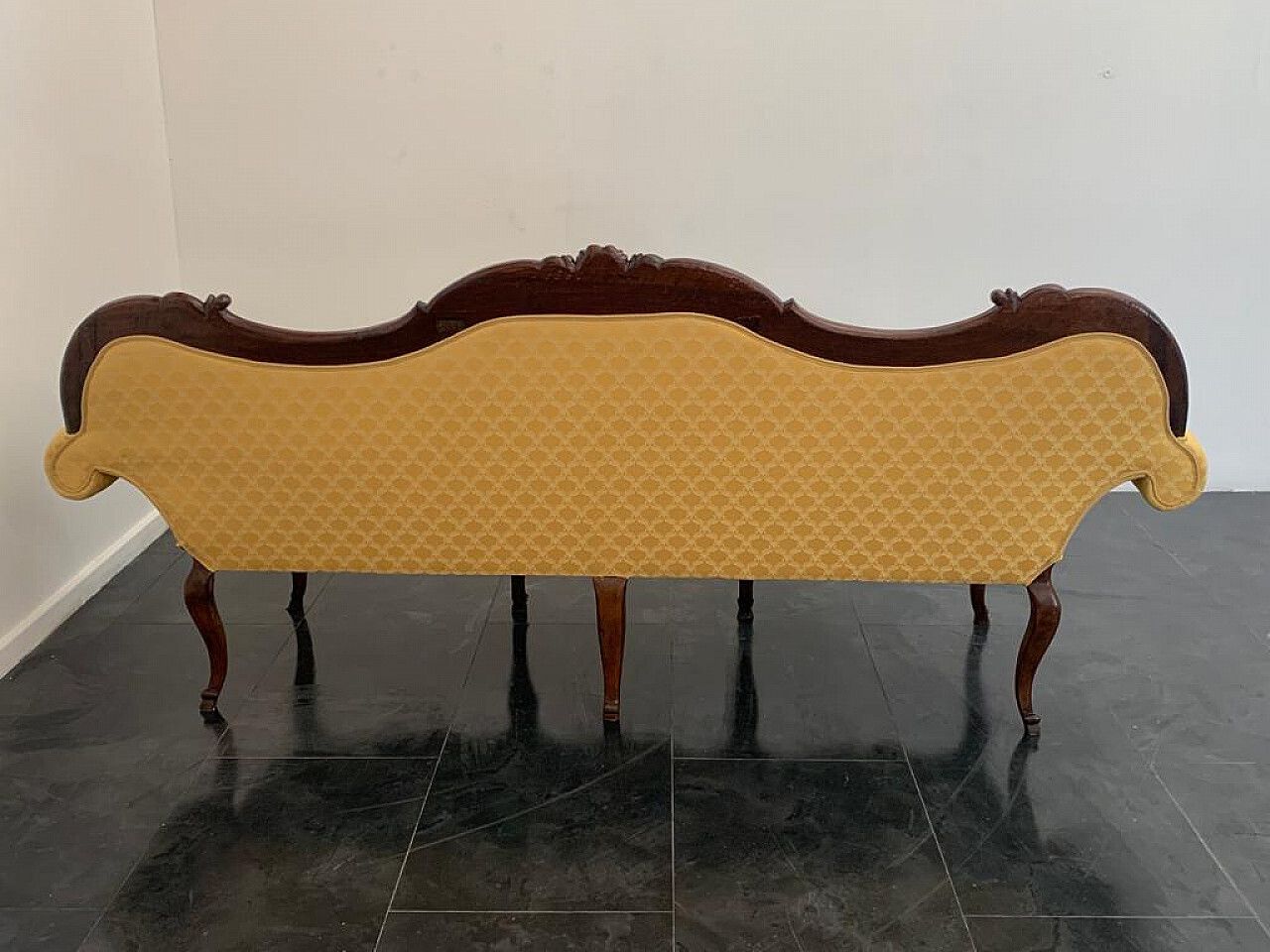 Furniture Louis XV Style Conversation Sofa, 19th Century photo