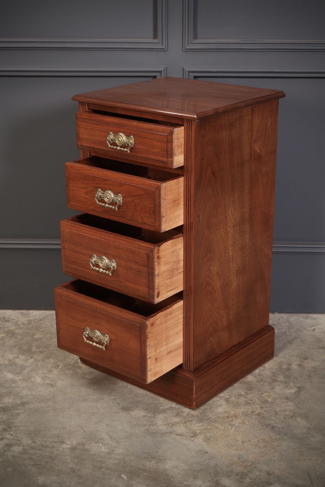 photo for sale Pair Of Late Victorian Walnut Bedside Chests