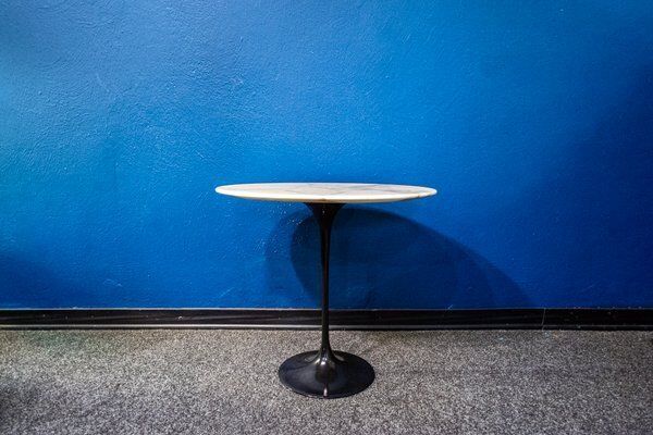 Tulip Ovale Salontafel Met Marmeren Blad Door Eero Saarinen Voor Knoll International, Jaren 1980 photo Meubels