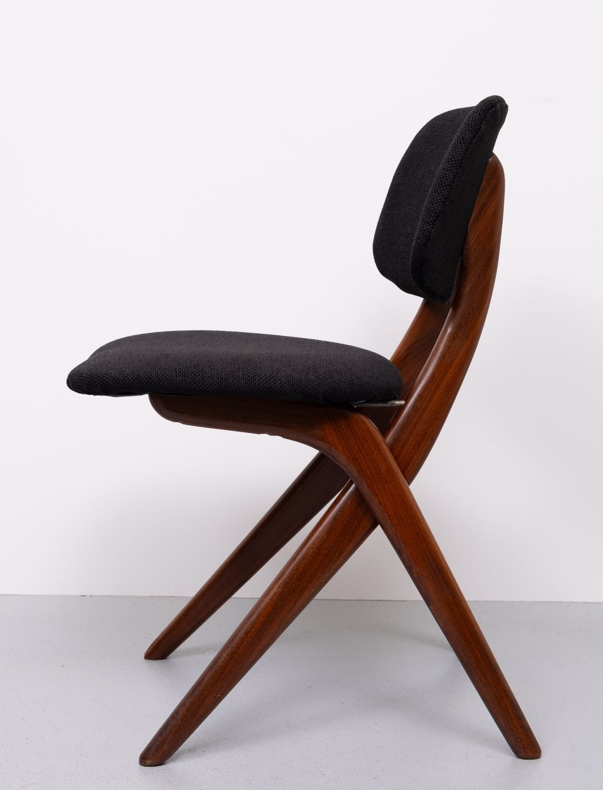 photo vinterior Dutch Scissors Dining Chairs Louis By Van Teeffelen For Wébé, 1959, Set Of 8