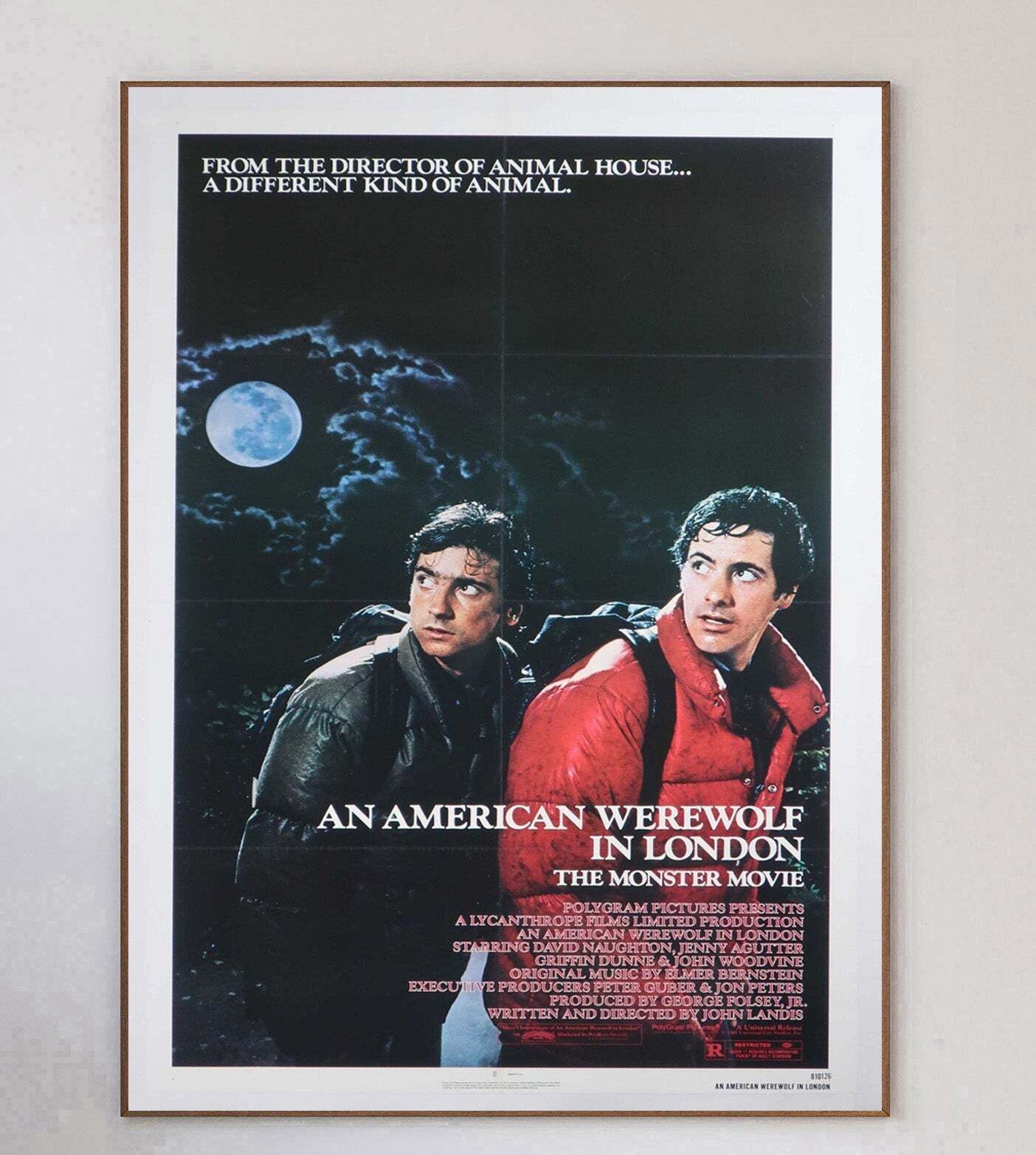 An American Werewolf In London , Original Vintage Poster photo 642.0