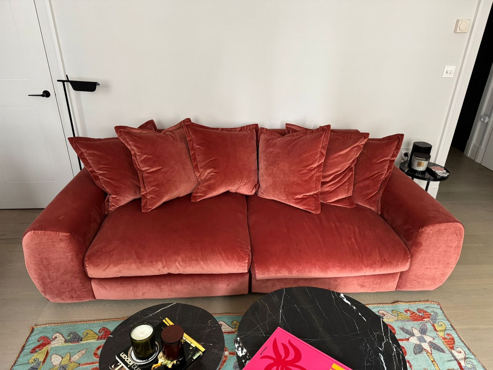 Loaf  Wodge Modular Sofa In Cinnamon Stick Clever Velvet