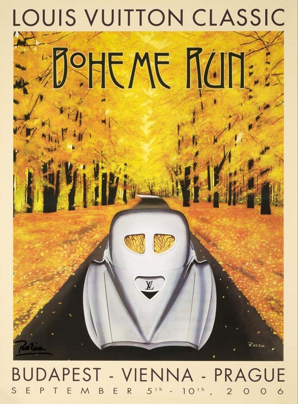 Louis Vuitton Classic Boheme Run 2007   Razzia , Original Vintage Poster