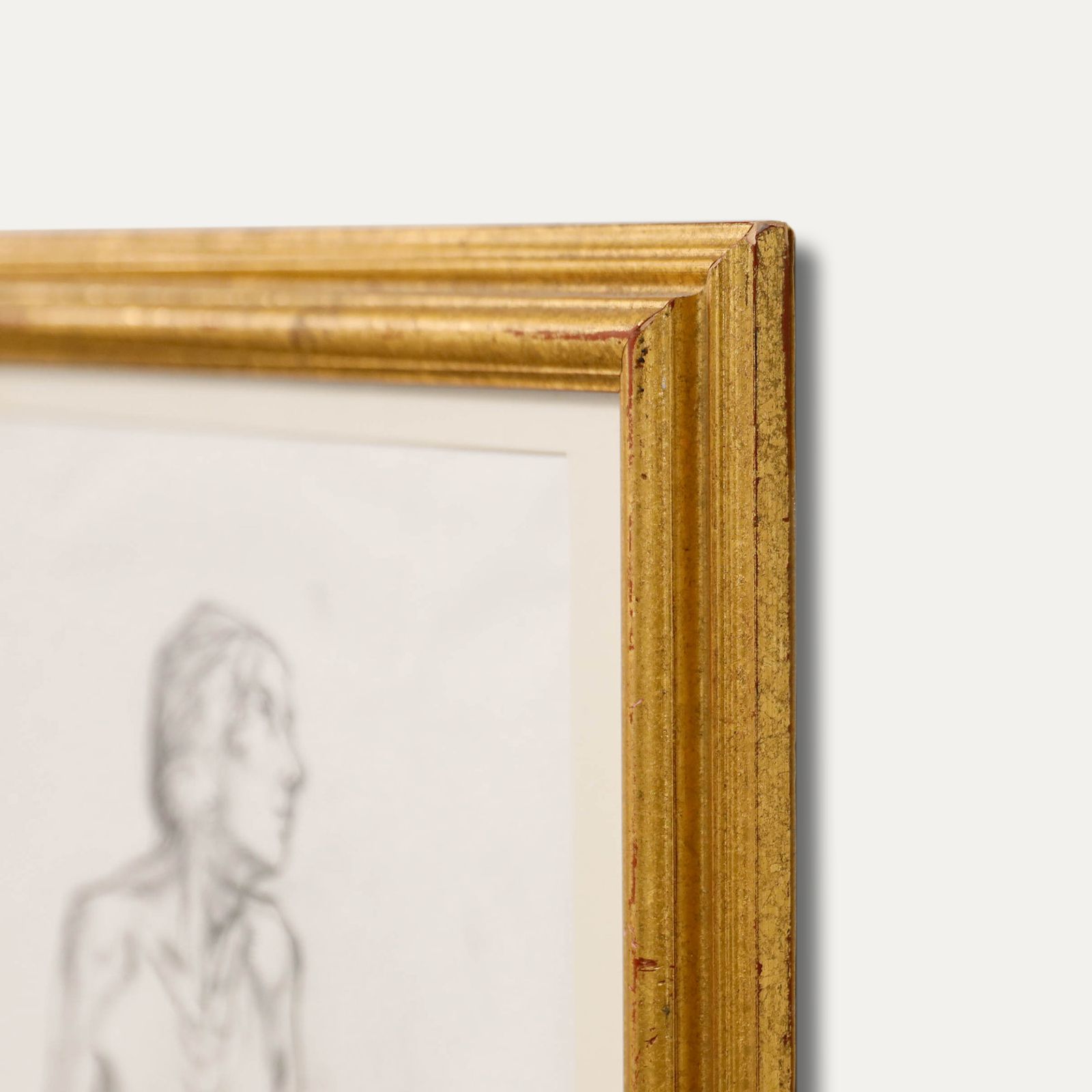Attrib. Kathe Strenitz (1923 2017) Framed Graphite Drawing, Female Nude photo 147.0