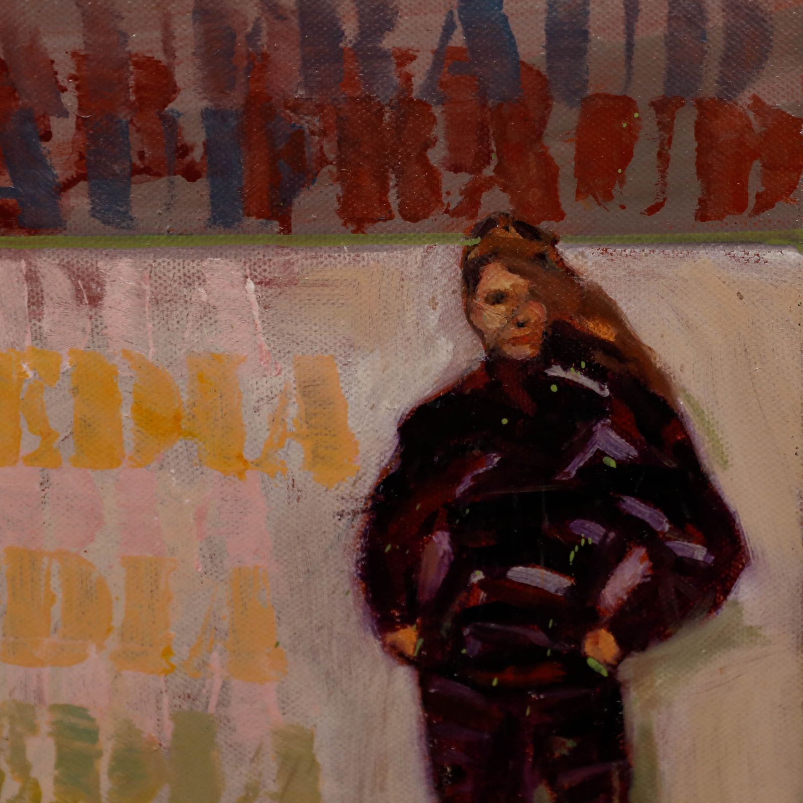 Richard J.S. Young Contemporary Oil, Fashion Statements photo Art