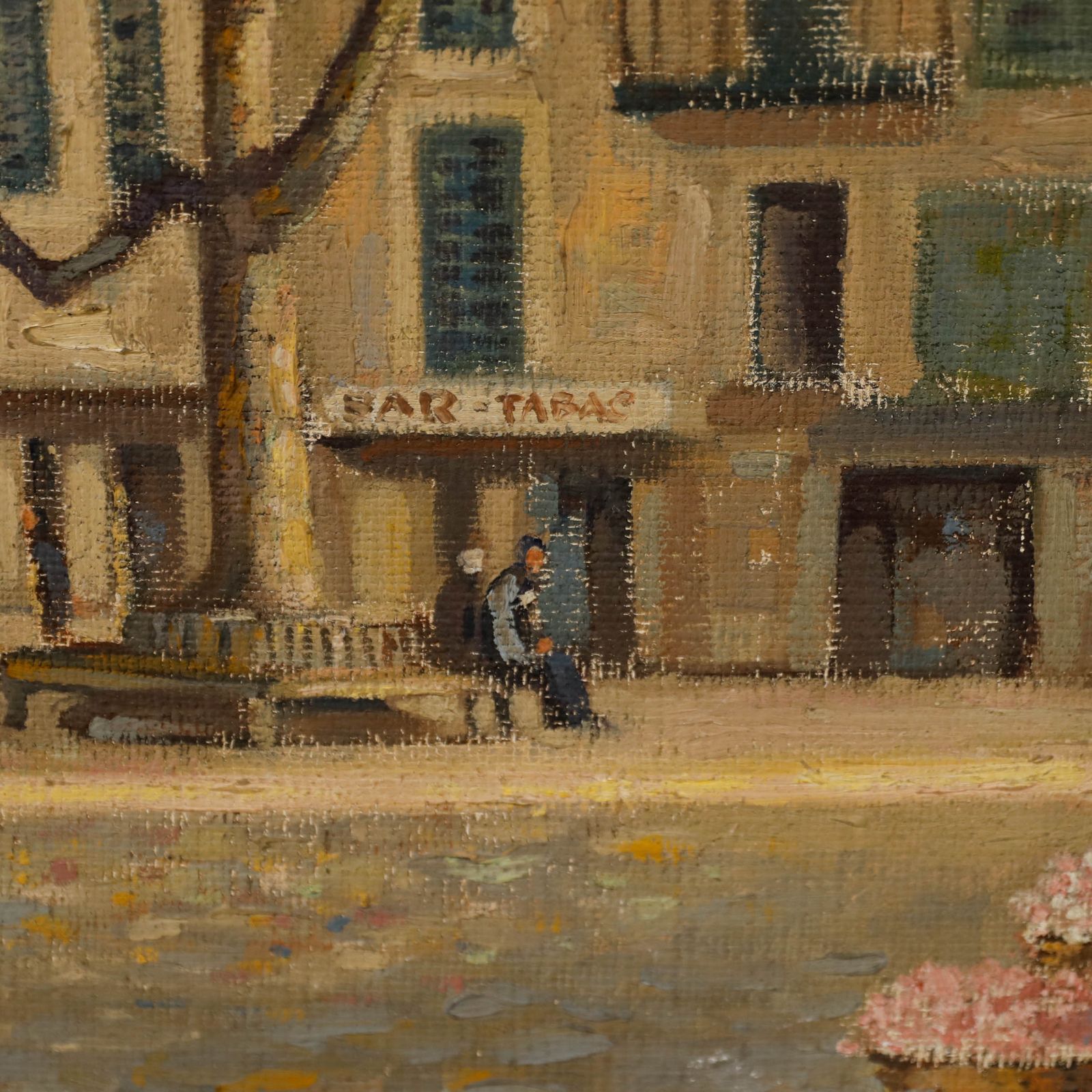 Allen Keith Hill  Mid 20th Century Oil, Place Du Peyra photo 187.0