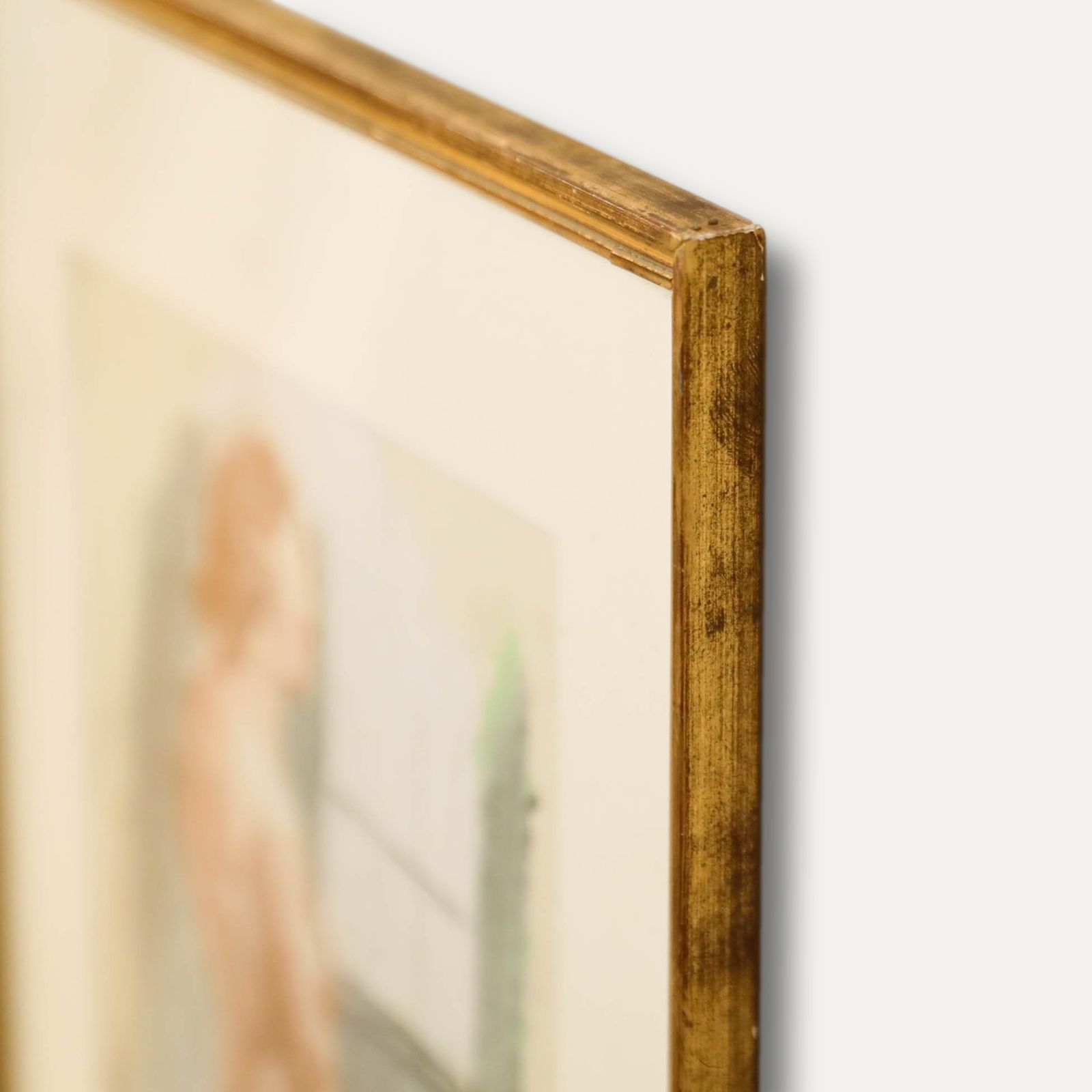Paul Lucien Maze (1887 1979) Framed Mid 20th Century Pastel, Standing Nude photo 532.0
