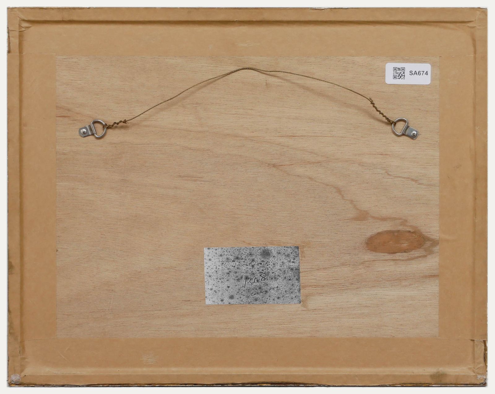 G. Davidson Framed Late 19th Century Watercolour, On The Woodland Boundary photo for sale
