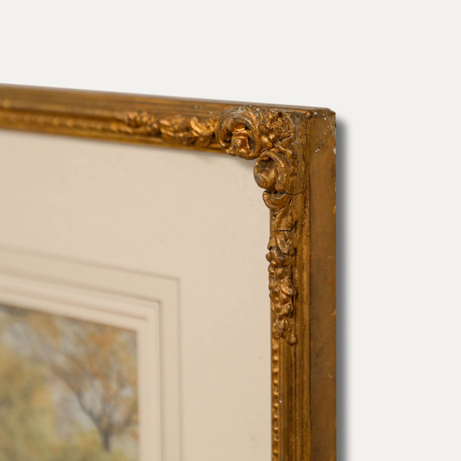 G. Davidson Framed Late 19th Century Watercolour, On The Woodland Boundary photo buy