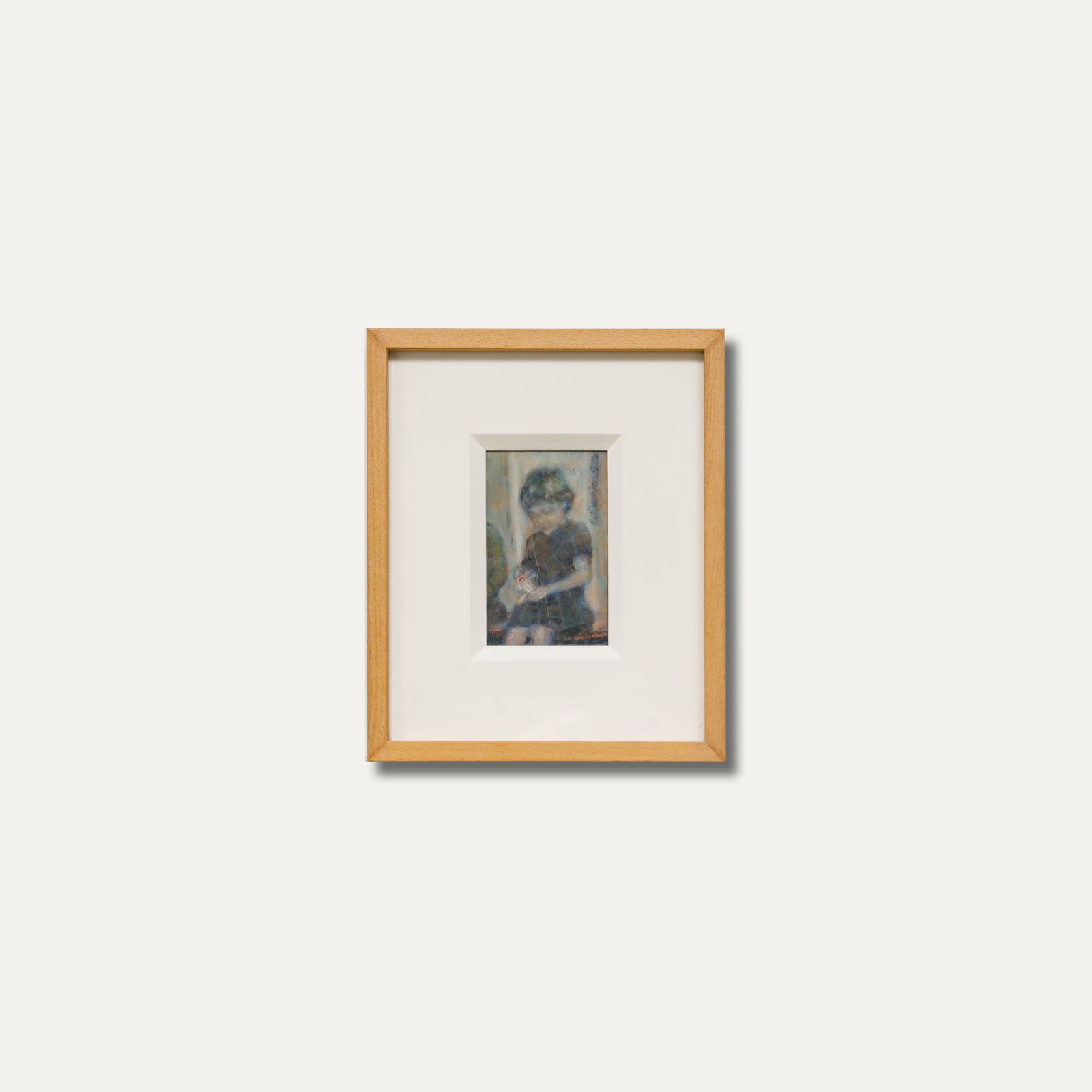 photo furniture Colin Vincent Framed 20th Century Tempera, Sue Collects Clowns.