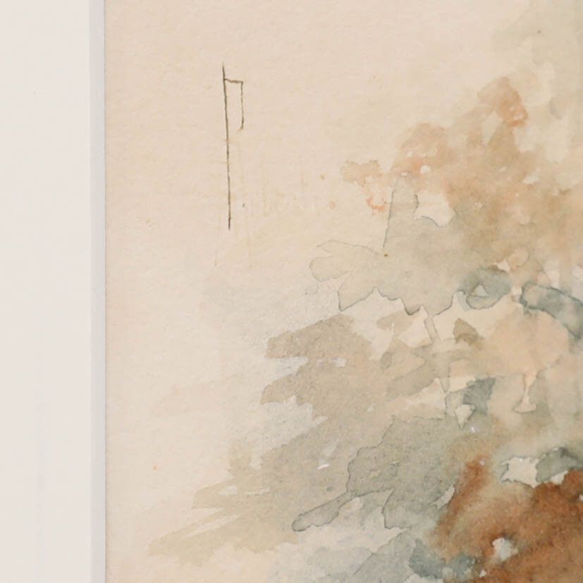 Manner Of Aurelio Roberti (1842 1915) Watercolour, Woman With A Lute photo vinterior
