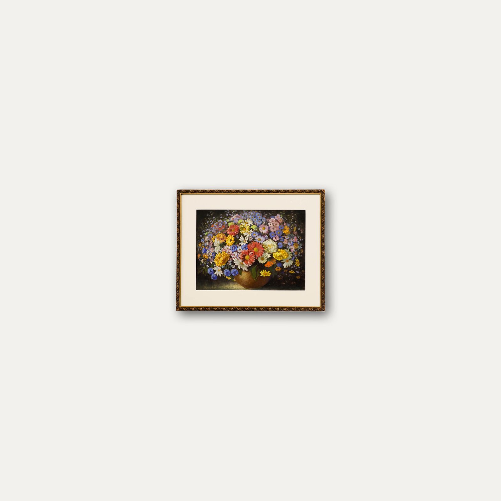Harold Cox  20th Century Pastel, Autumnal Bouquet photo buy