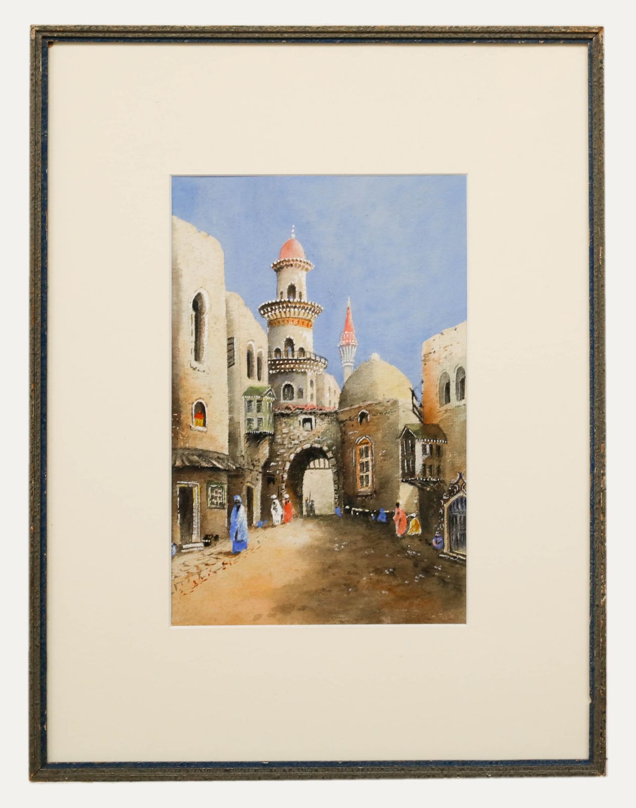 20th Century Watercolour North African Street