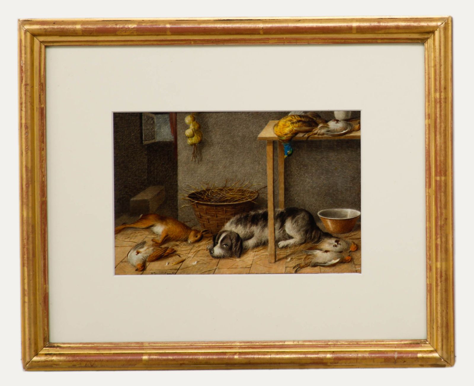 William Cruikshank (1848 1922) 19th Century Watercolour, The Day's Catch