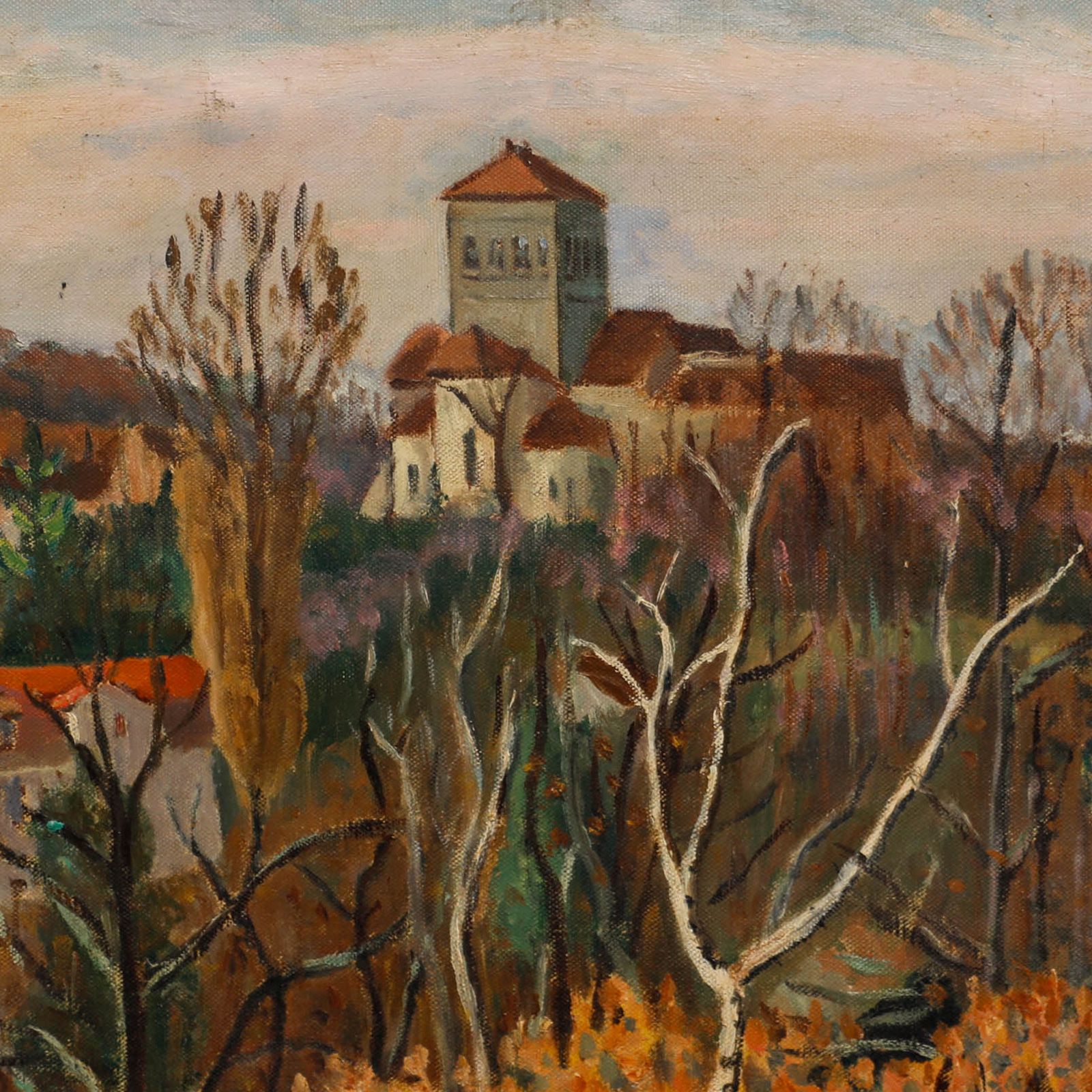 Henry Portal (1890 1982) 1941 Oil, Autumn Landscape photo Art
