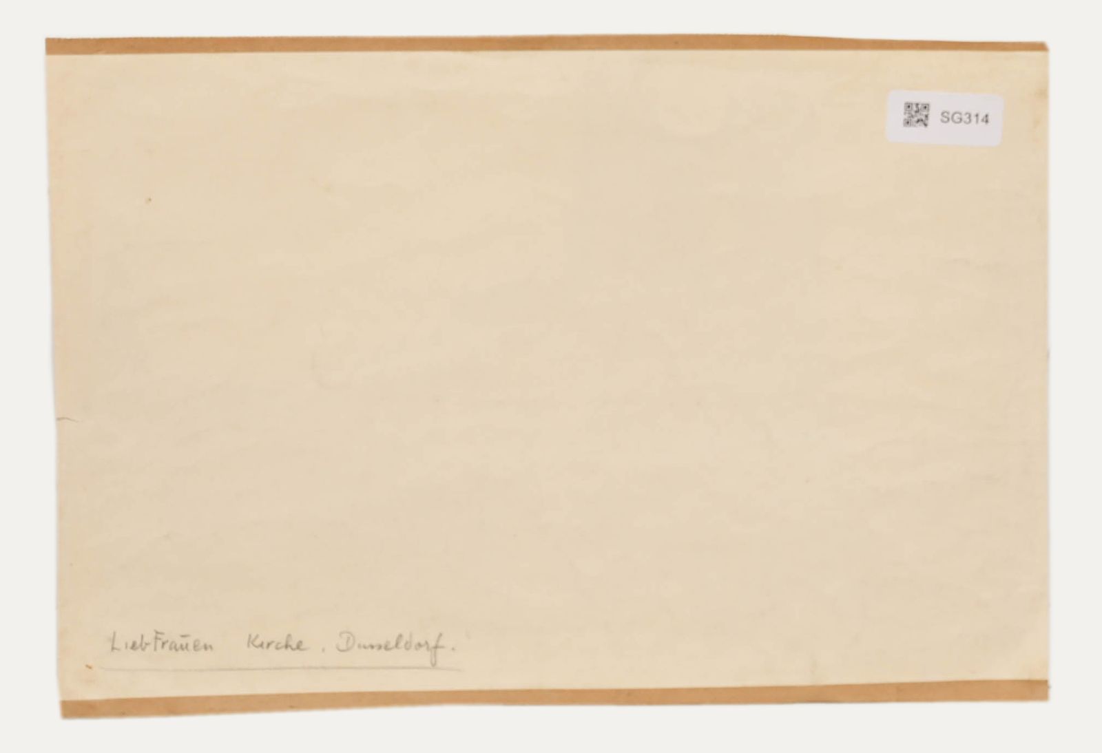 William Warden (1908 1982) 1945 Watercolour, Liebfrauenkirche, Dusseldorf photo for sale