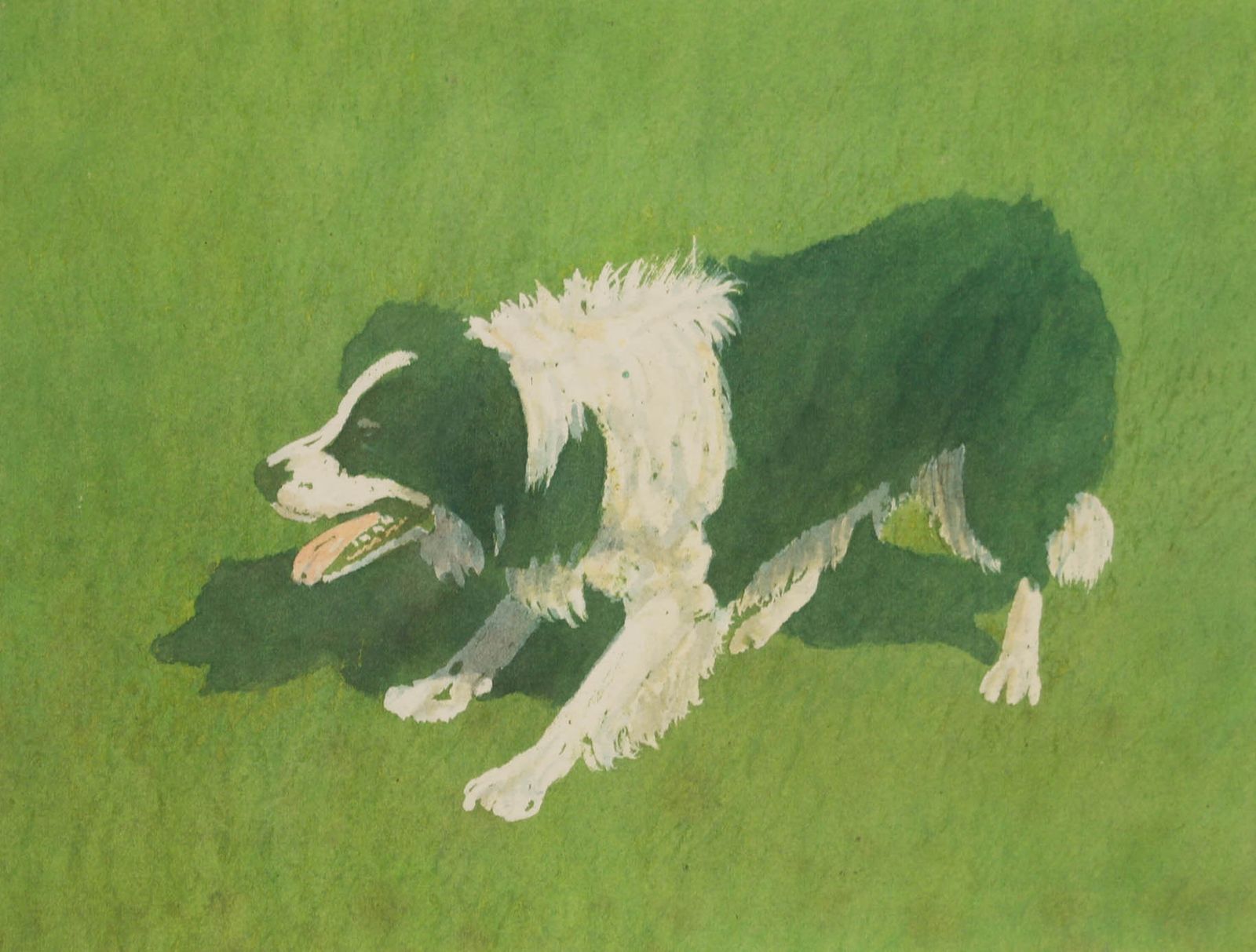 David T. Williams Contemporary Aquatint, The Sheepdog