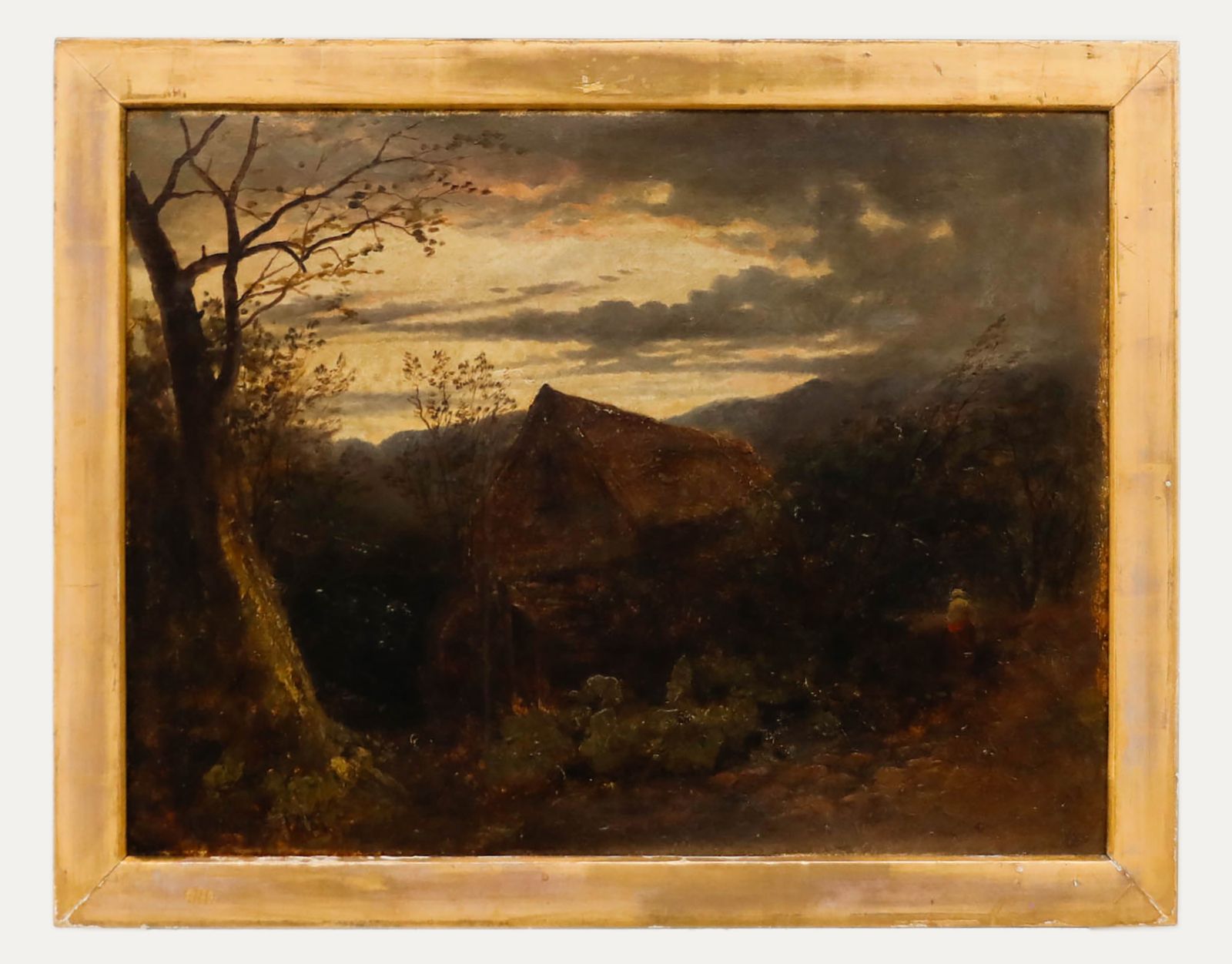 R. Daney Framed Late 19th Century Oil, The Old Watermill