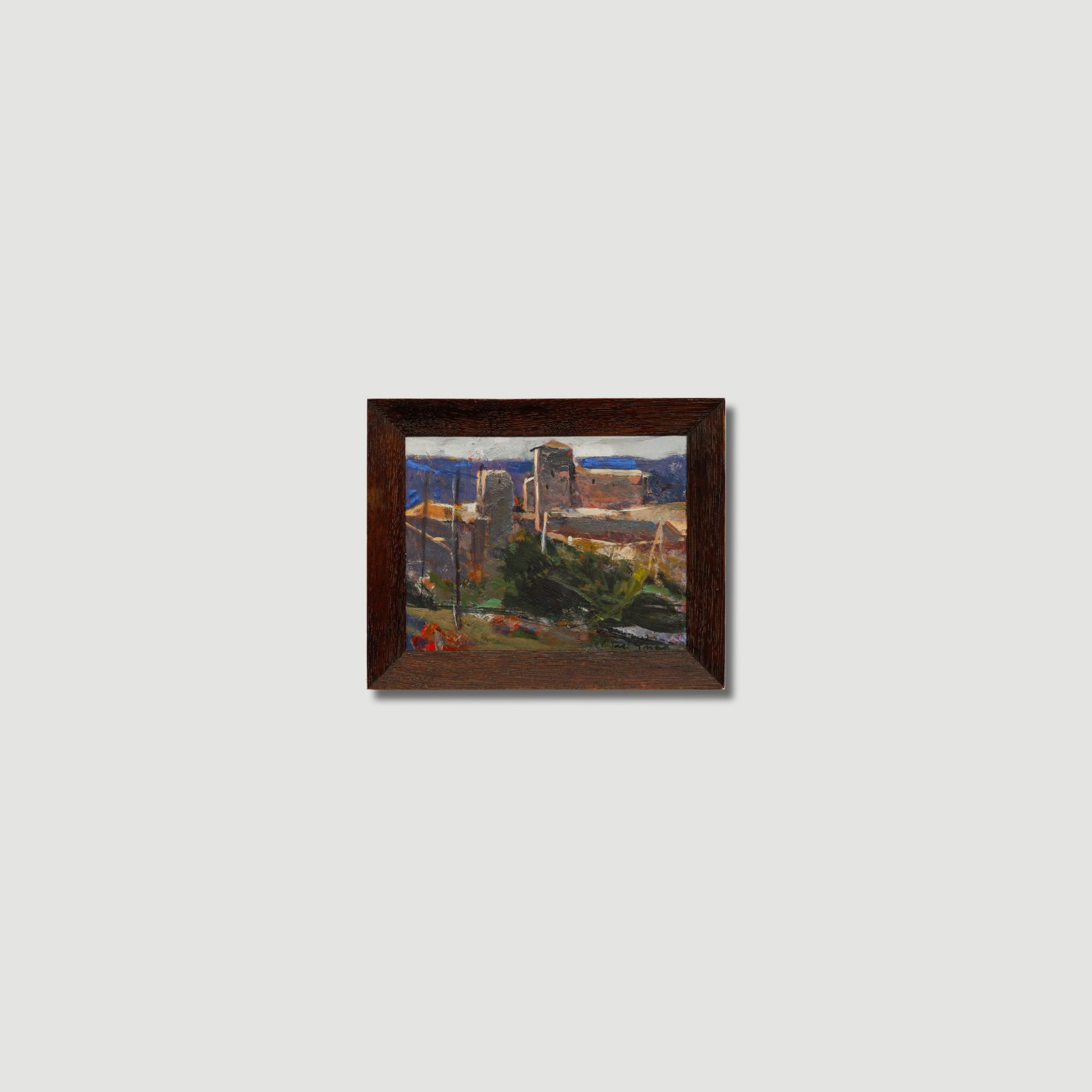 Rafael Griera Padrosa (B.1967) 20th Century Oil, Pueblo Español photo buy