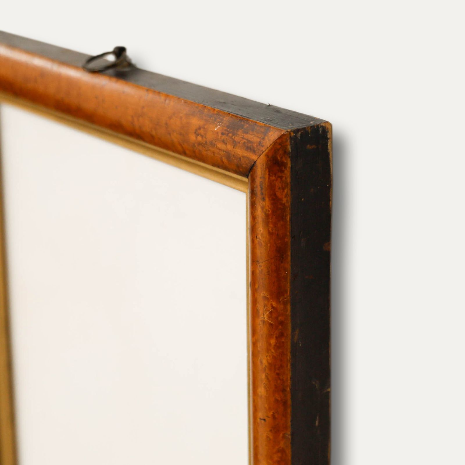 Late 19th Century Bird's Eye Maple Picture Frame With Cushion Profile photo for sale