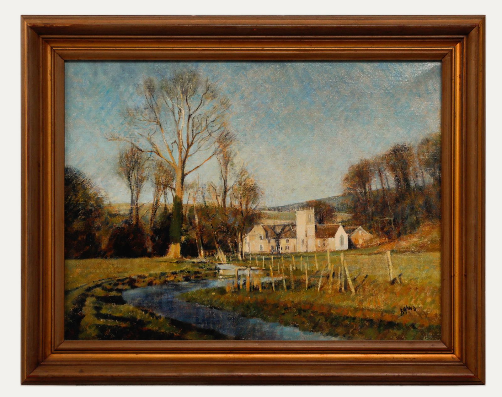 Michel Bowman 1981 Oil, Nether Cerne Church