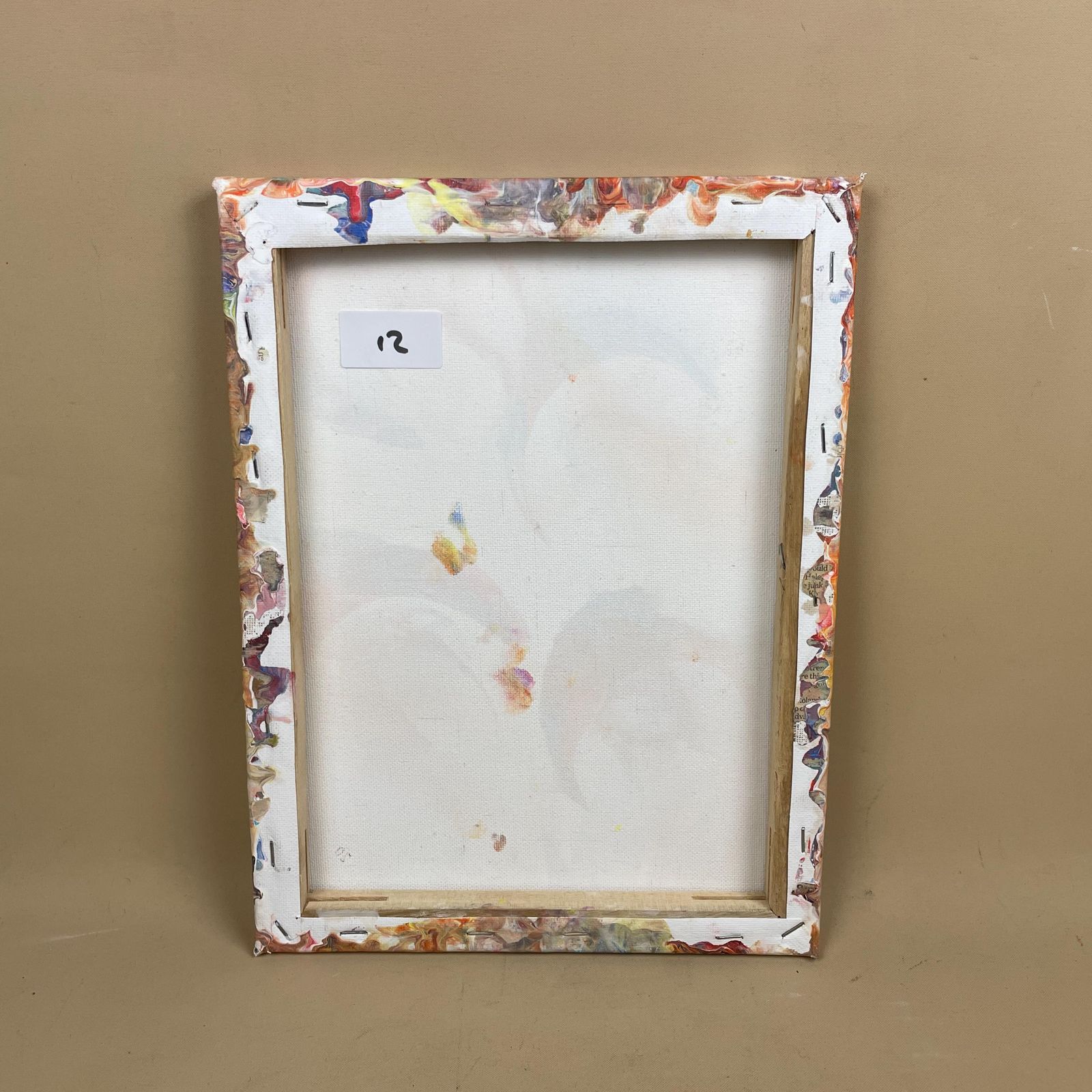 photo furniture Vintage Marbled Painting Picture Original Artwork On Canvas Marble Pattern Wood Frame Painted Art Rectangle 31x22.7cm Wall Hanging Marbling