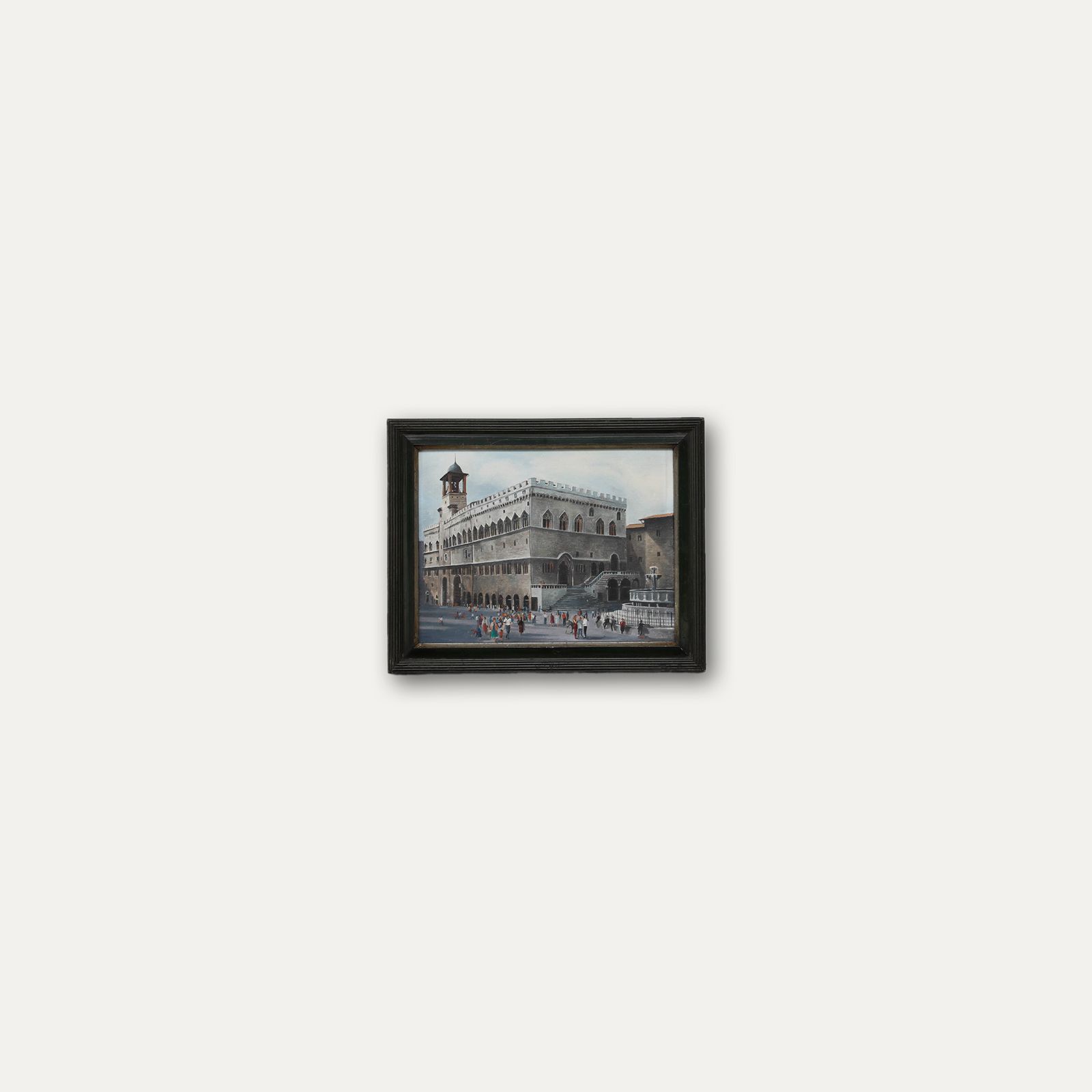 Framed 20th Century Oil Palacio De Los Priores photo vinterior