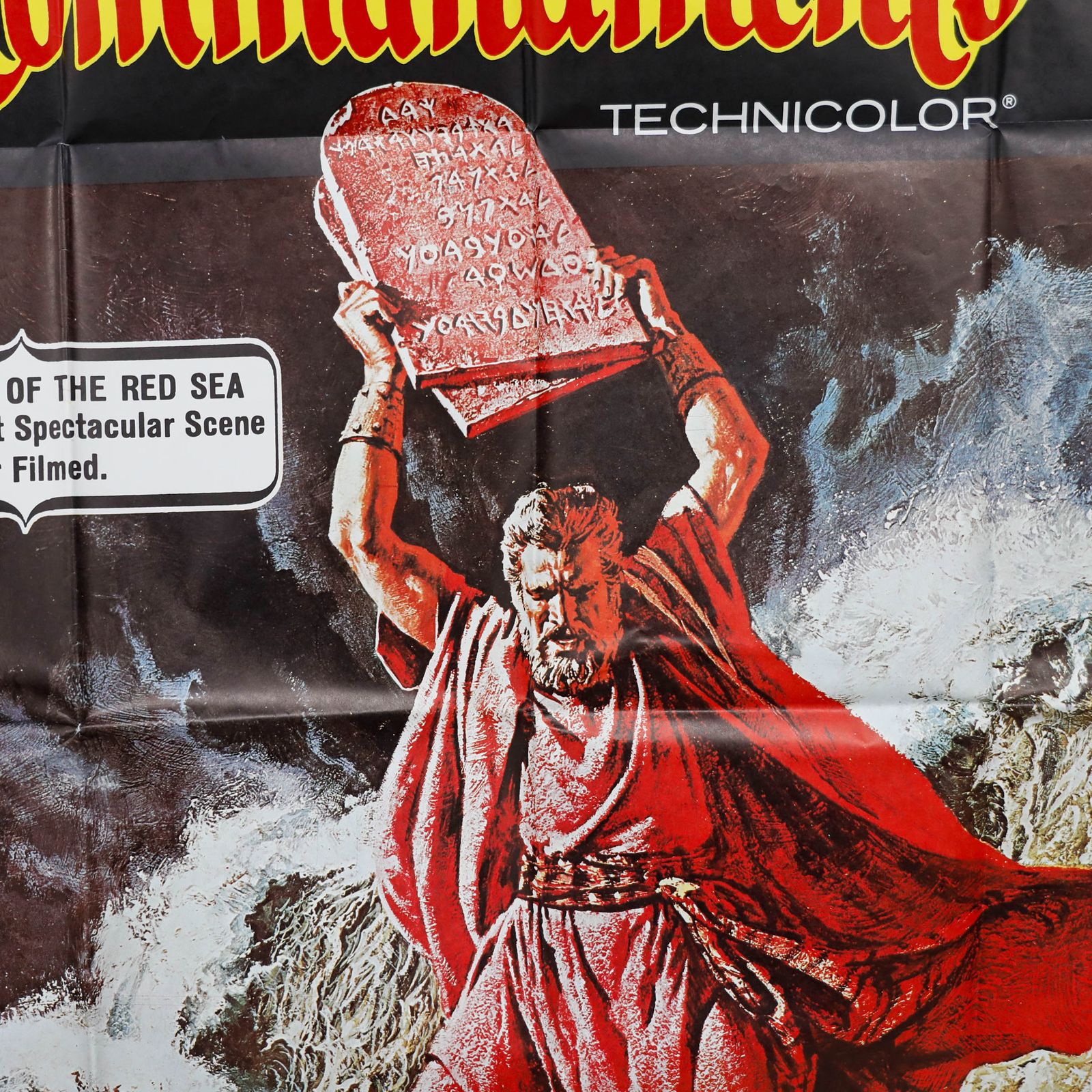 Mid 20th Century Digital Print The Ten Commandments Film Poster photo for sale