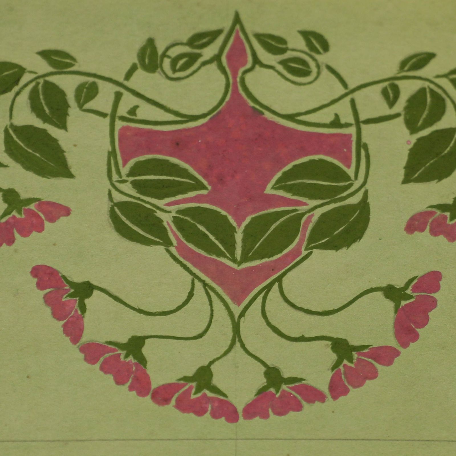 William Henry Ladd Early 20th Century Watercolour, Tile Design IV photo for sale