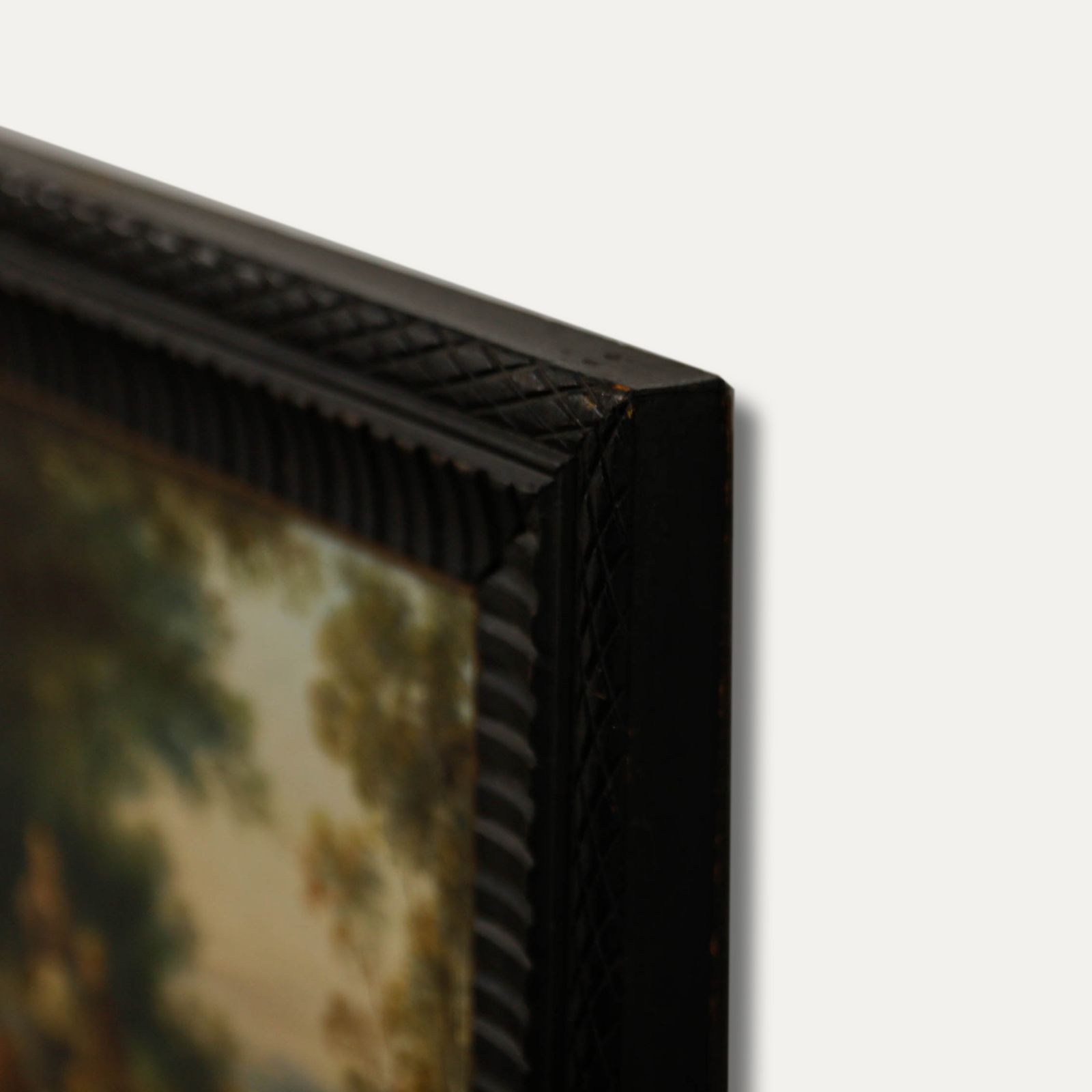 Georgina Lara (Fl.1840 1880) Framed 19th Century Oil, The Faggot Gatherers photo vinterior