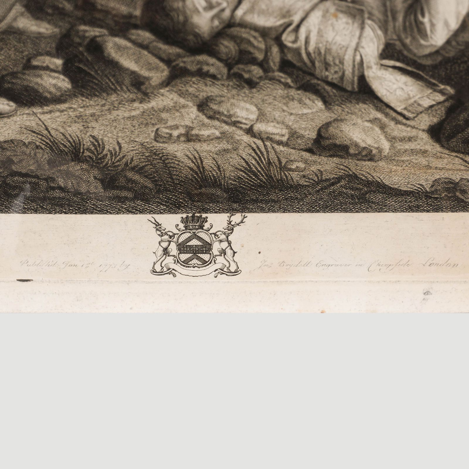François  Aliamet After Le Sueur 1773 Engraving, Martyrdom Of Saint Stephen photo 286.0