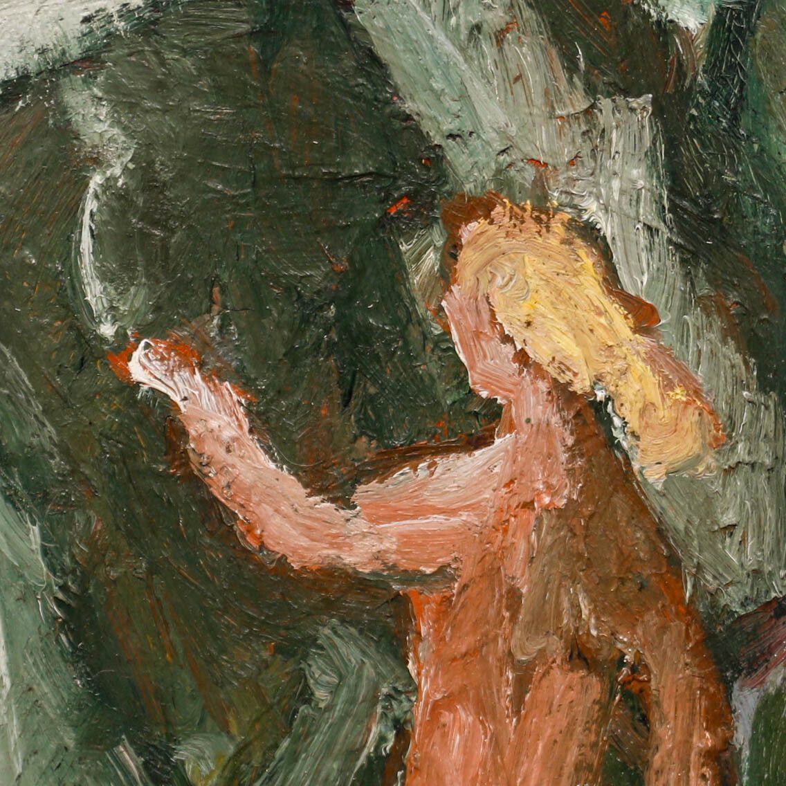 Ivan Bray (B.1967) 20th Century Oil, Into The Wave photo for sale