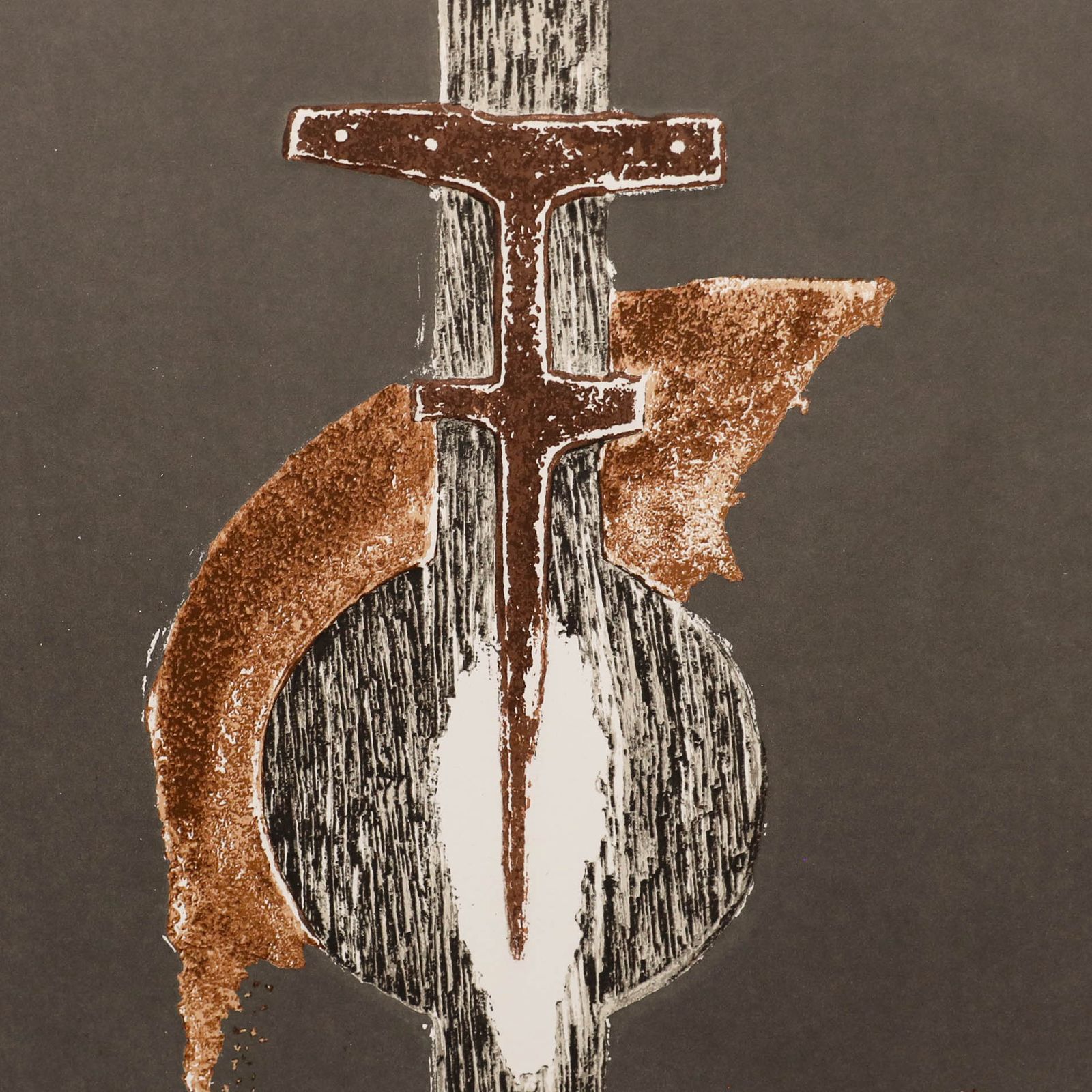 C. Coviq 20th Century Collagraph, Corrosion photo Art