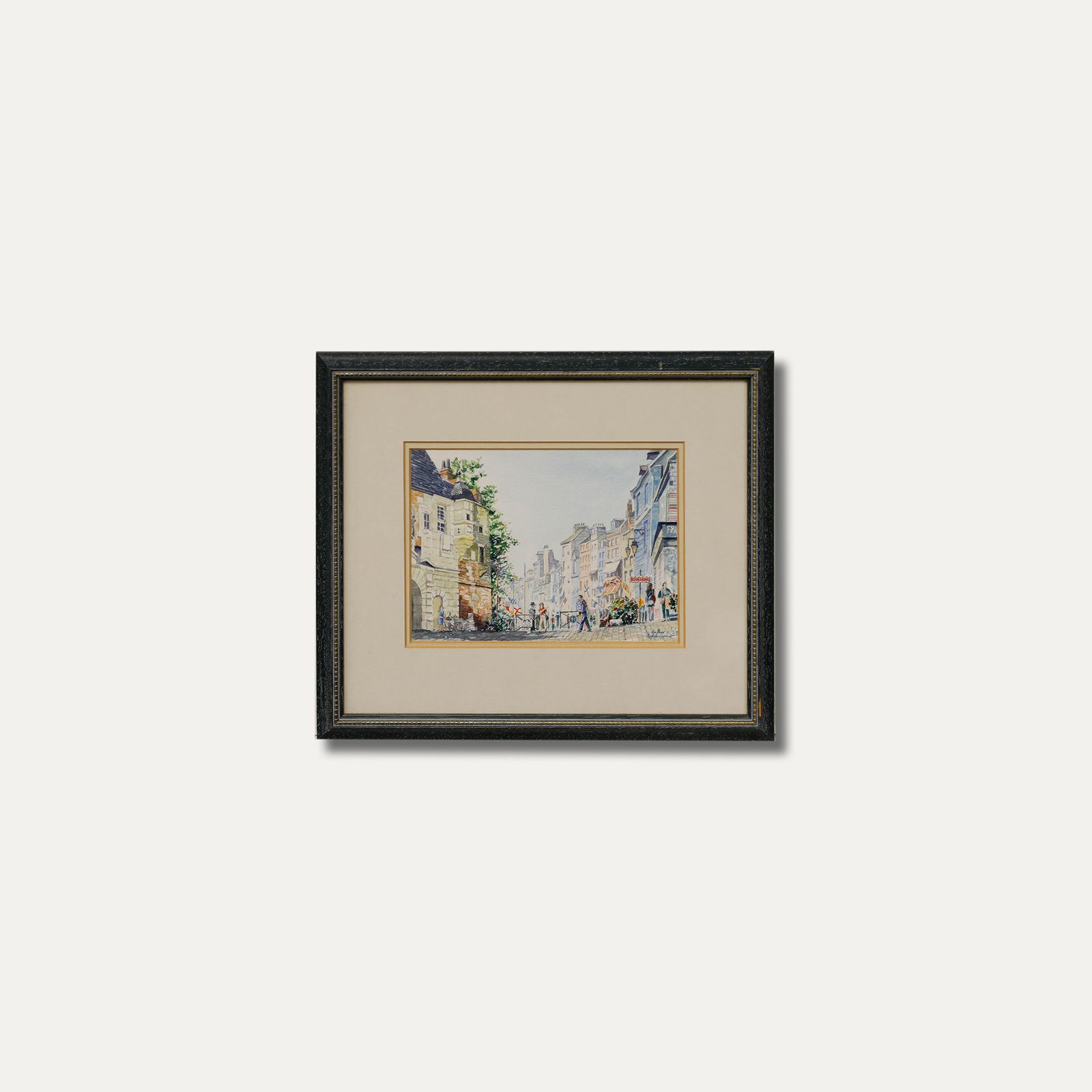 Andrew Geoffrey Forrest (B.1947) Framed 20th Century Watercolour, Honfleur photo buy
