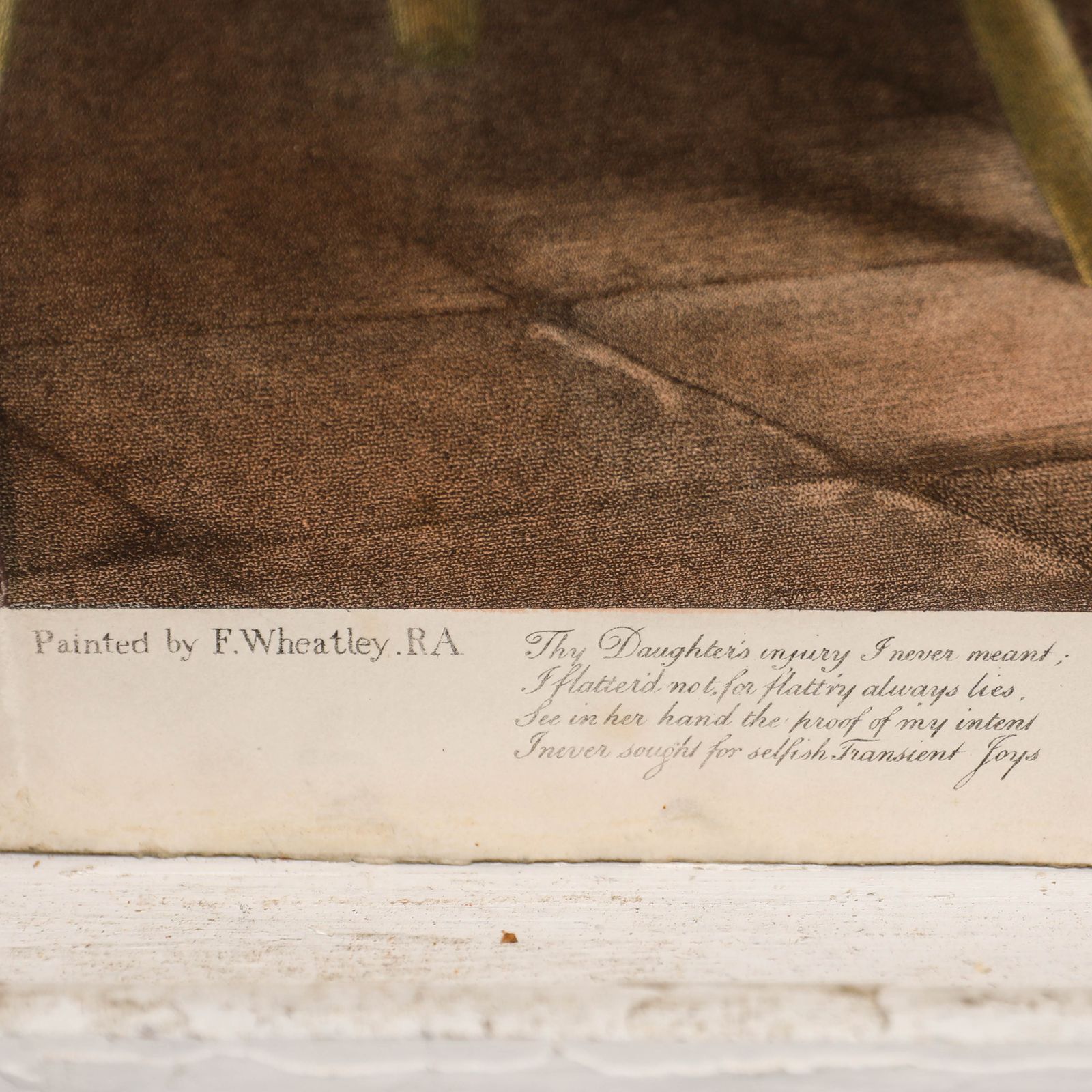 After Francis Wheatley  1792 Stipple Engraving, The Fairings photo for sale