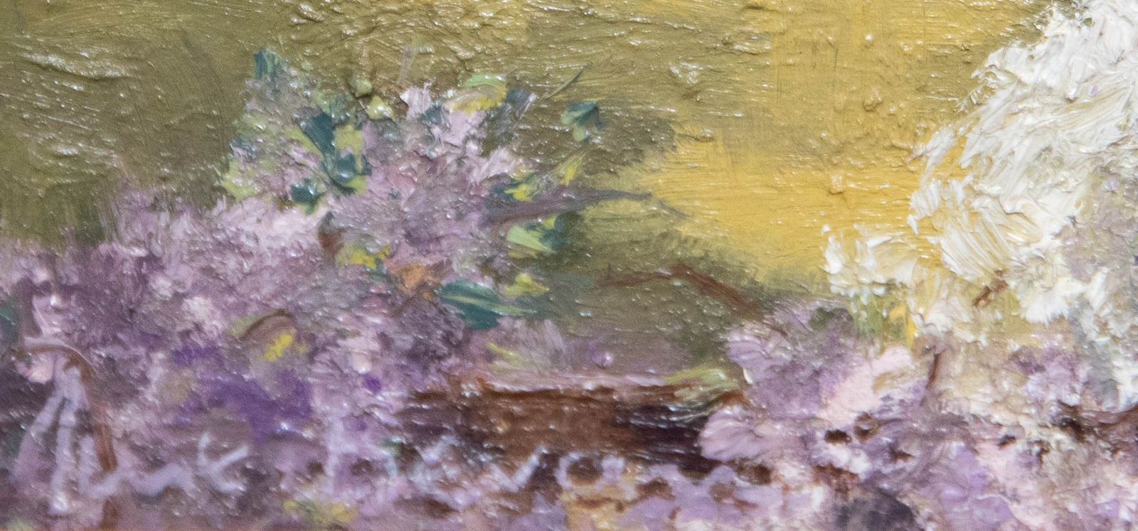 June Bevan (B.1927) 20th Century Oil, End Of The Artist's Garden photo vinterior