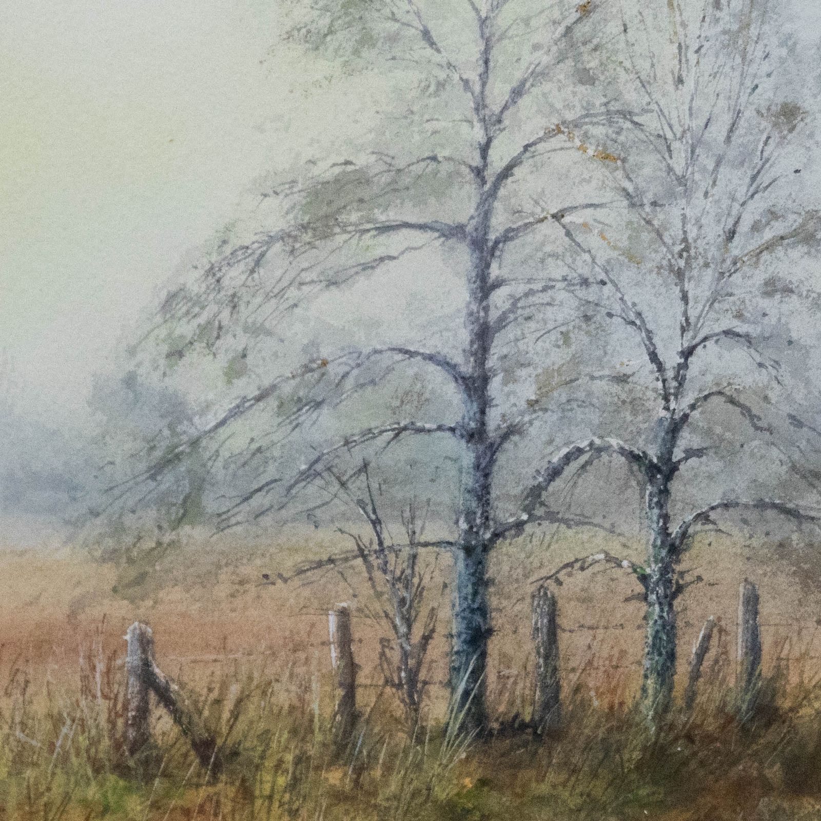 Ken Walton 20th Century Watercolour, Winter's Palette photo Art